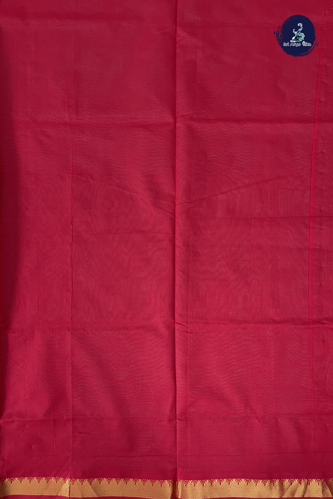 Light Blue Kanchi Semi Silk Cotton Saree With Plain Pattern