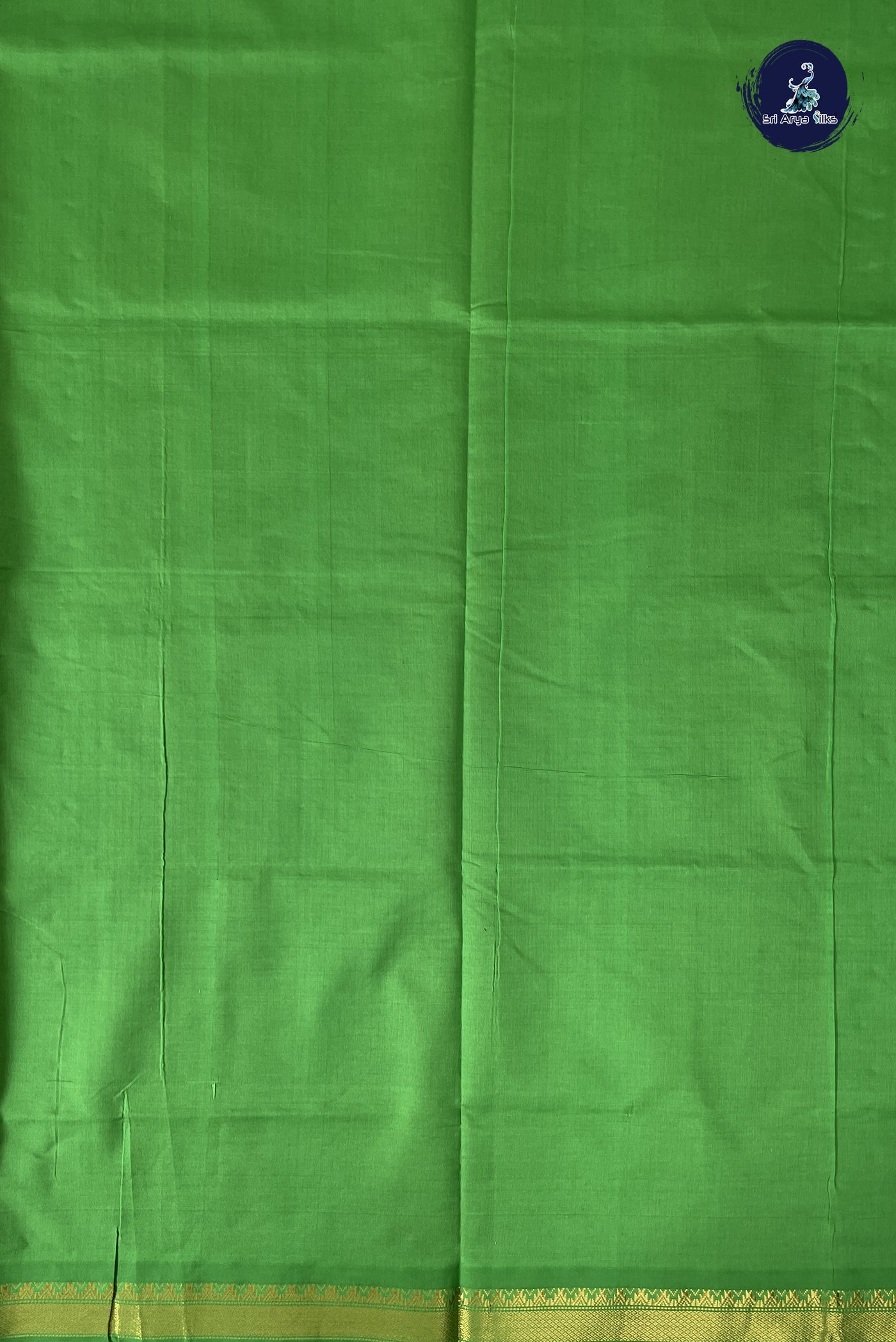 Pink Kanchi Semi Silk Cotton Saree With Plain Pattern