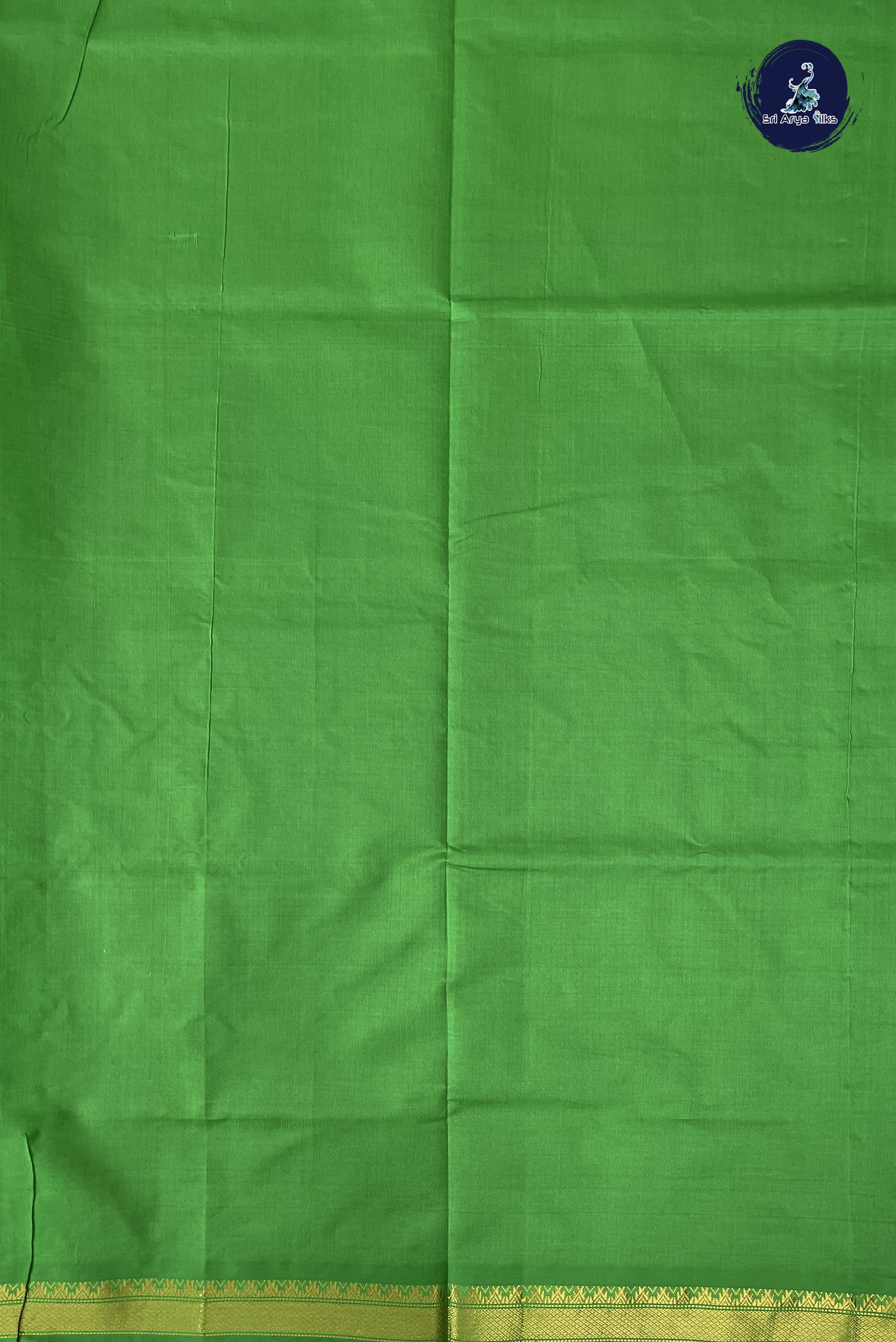 Vadamalli Kanchi Semi Silk Cotton Saree With Plain Pattern