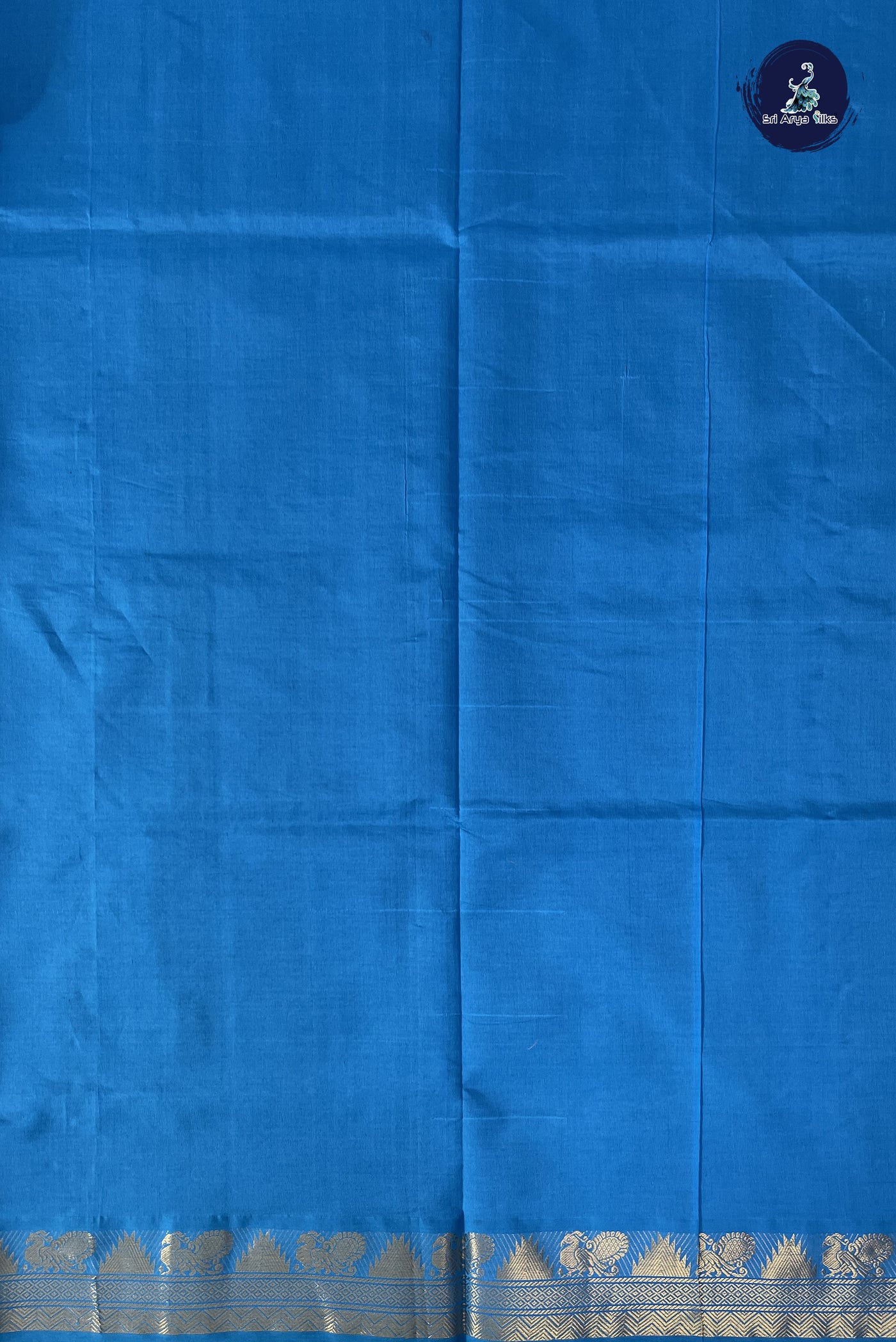 Coffee Brown Kanchi Semi Silk Cotton Saree With Plain Pattern