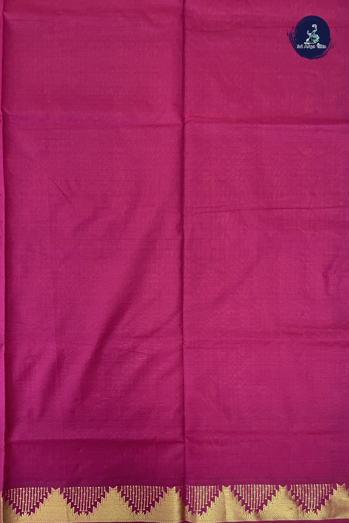 Yellowish Orange Kanchi Semi Silk Cotton Saree With Checked Pattern