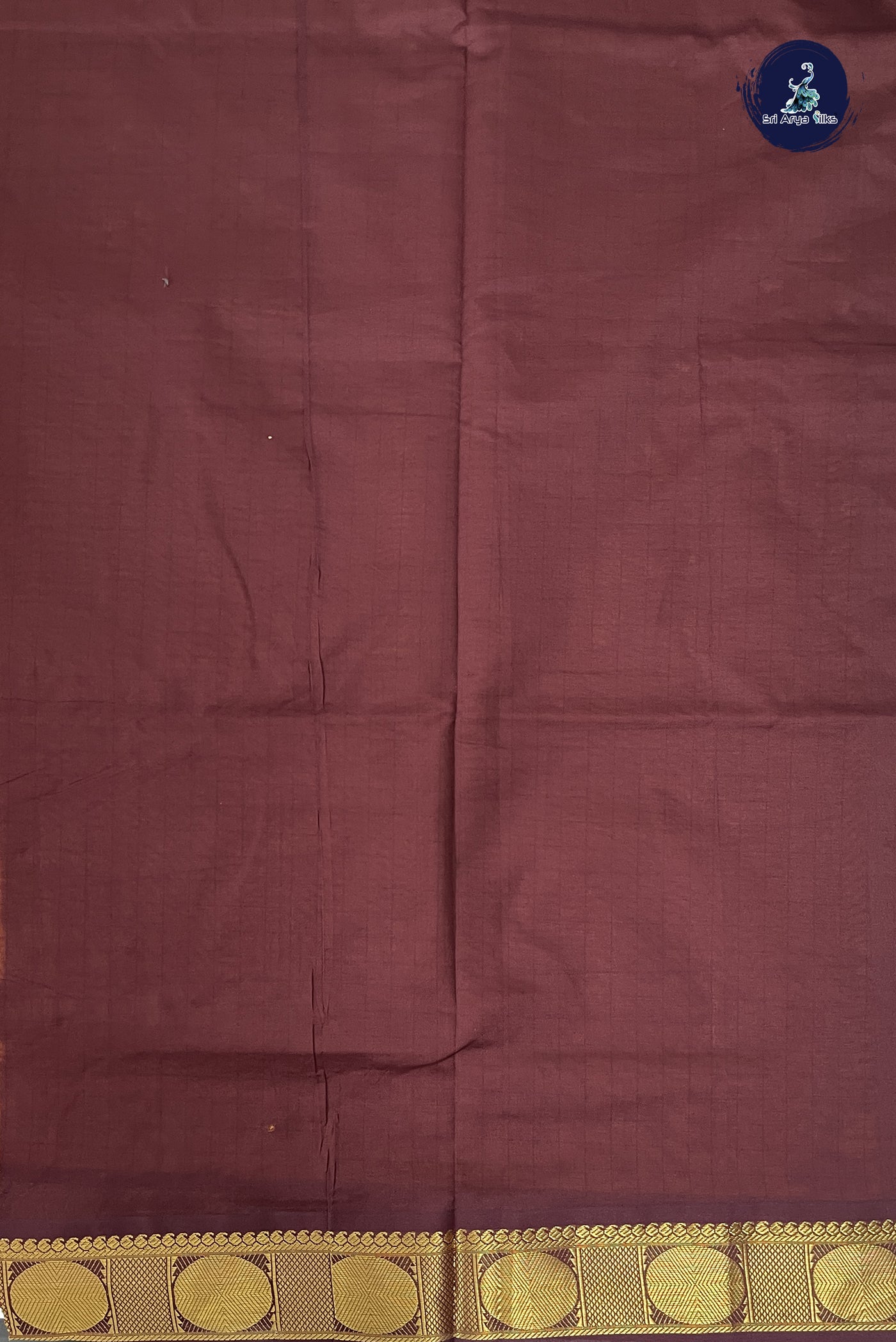 Yellowish Orange Kanchi Semi Silk Cotton Saree With Checked Pattern