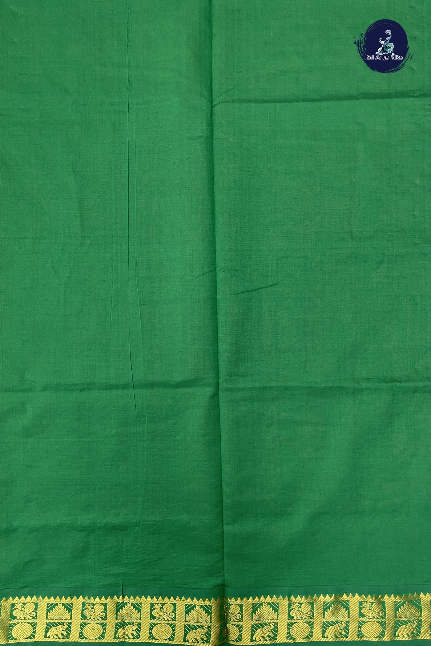 Peach Pink Kanchi Semi Silk Cotton Saree With Checked Pattern