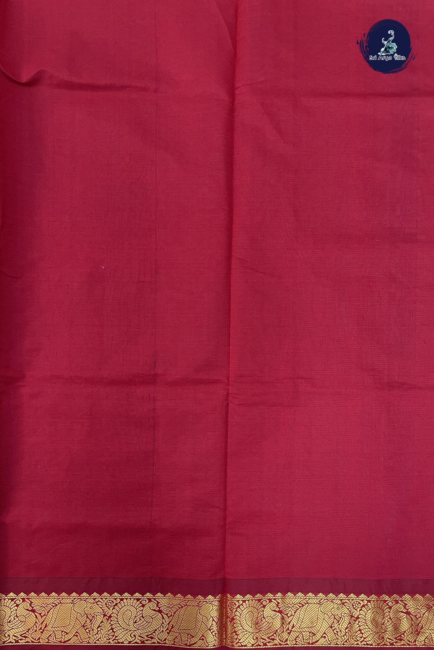 Lavender Kanchi Semi Silk Cotton Saree With Plain Pattern