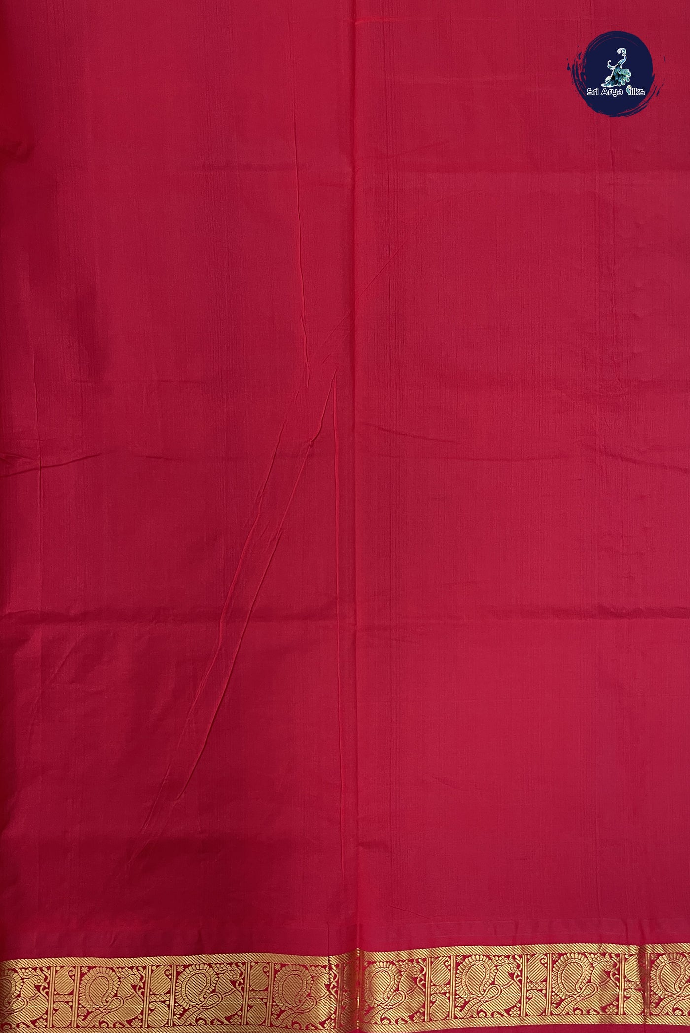 Violet Kanchi Semi Silk Cotton Saree With Plain Pattern