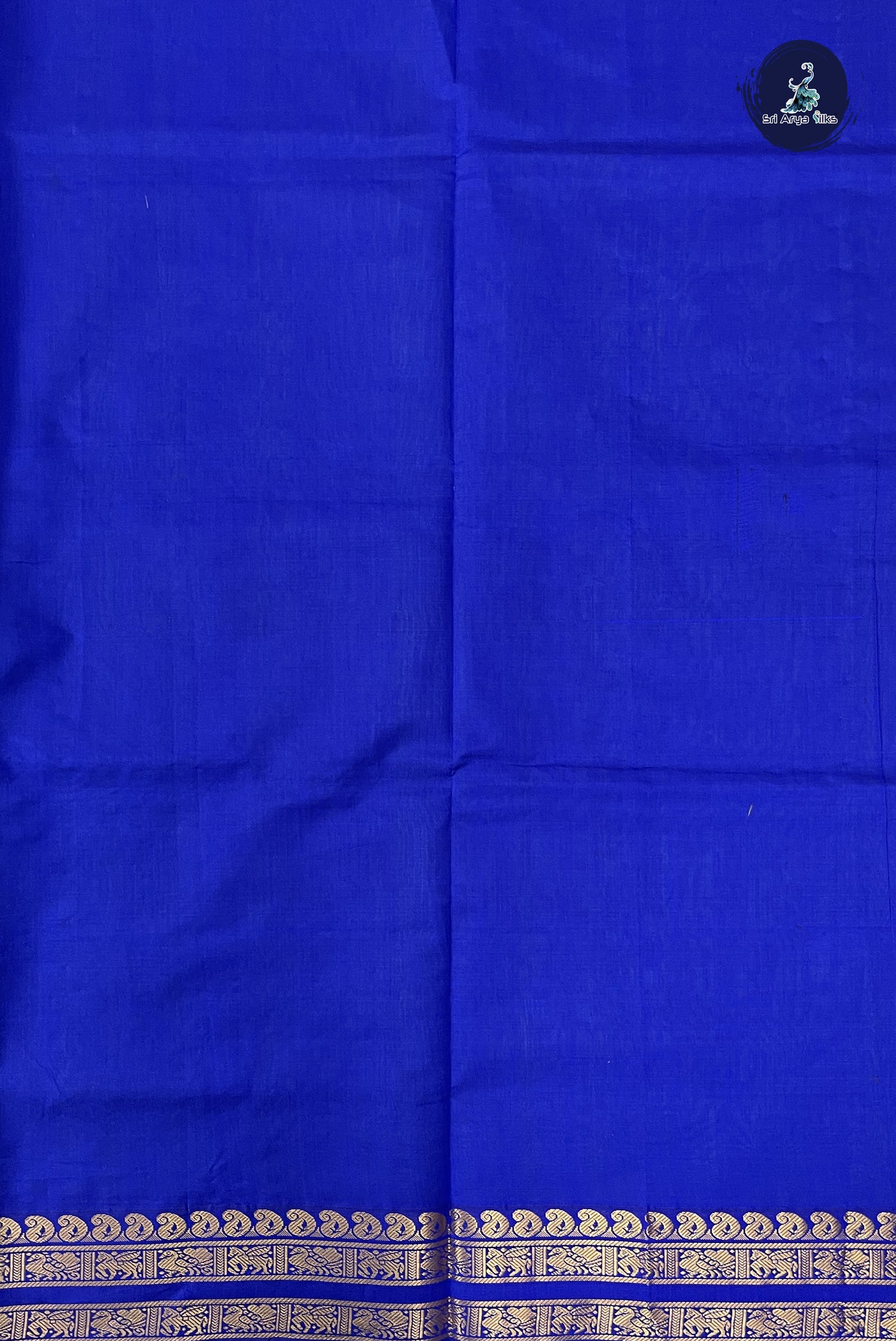 Pastel Shade Kanchi Semi Silk Cotton Saree With Plain Pattern