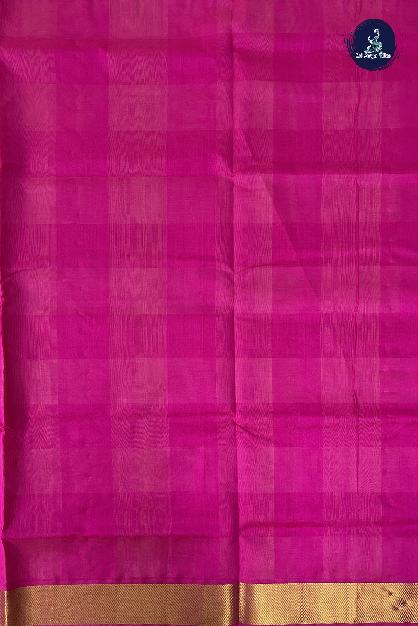 Multi Colour Checked Saree With Paalum Pazham Kattam Pattern