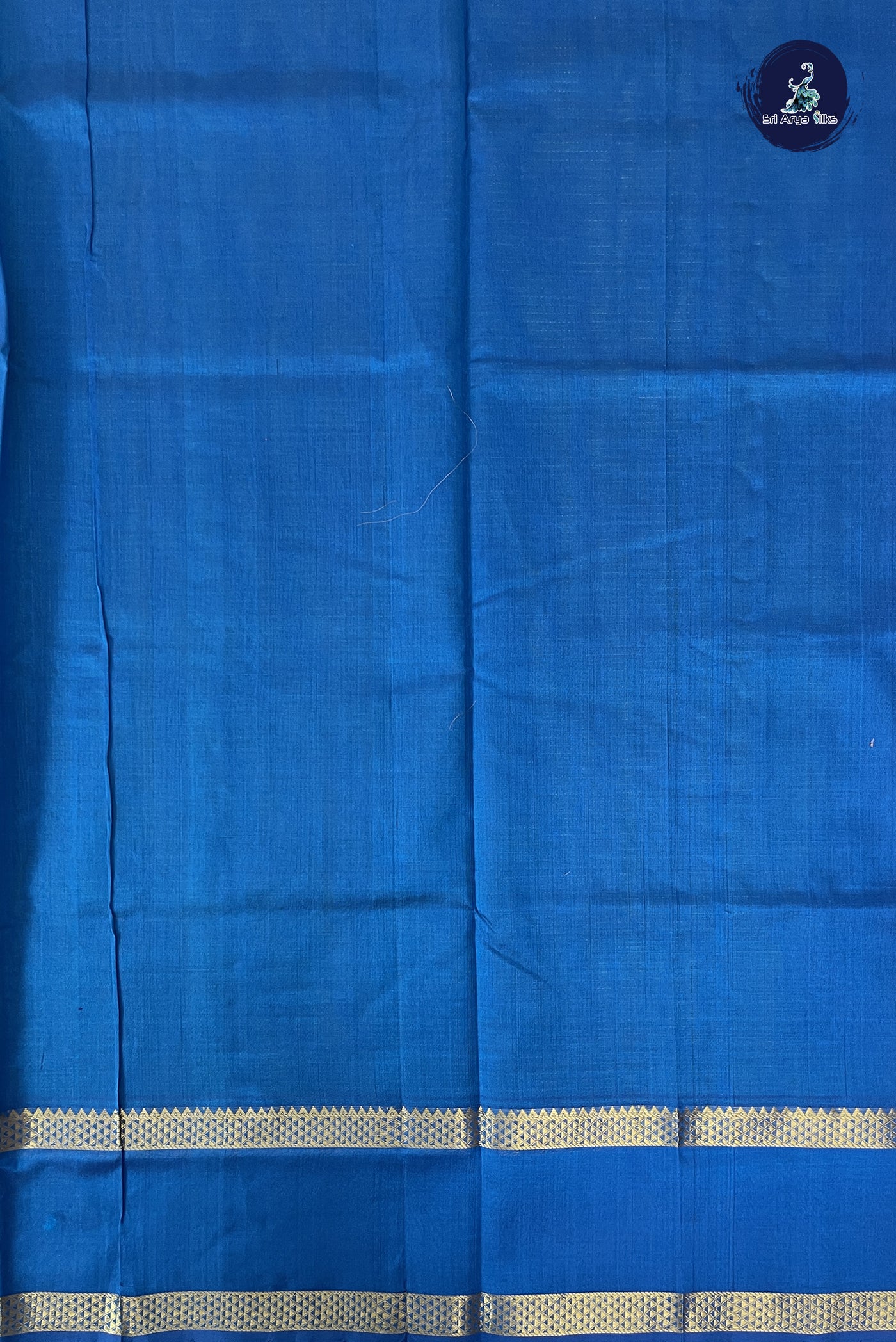 Teal Checked Saree With Zari Checked Pattern