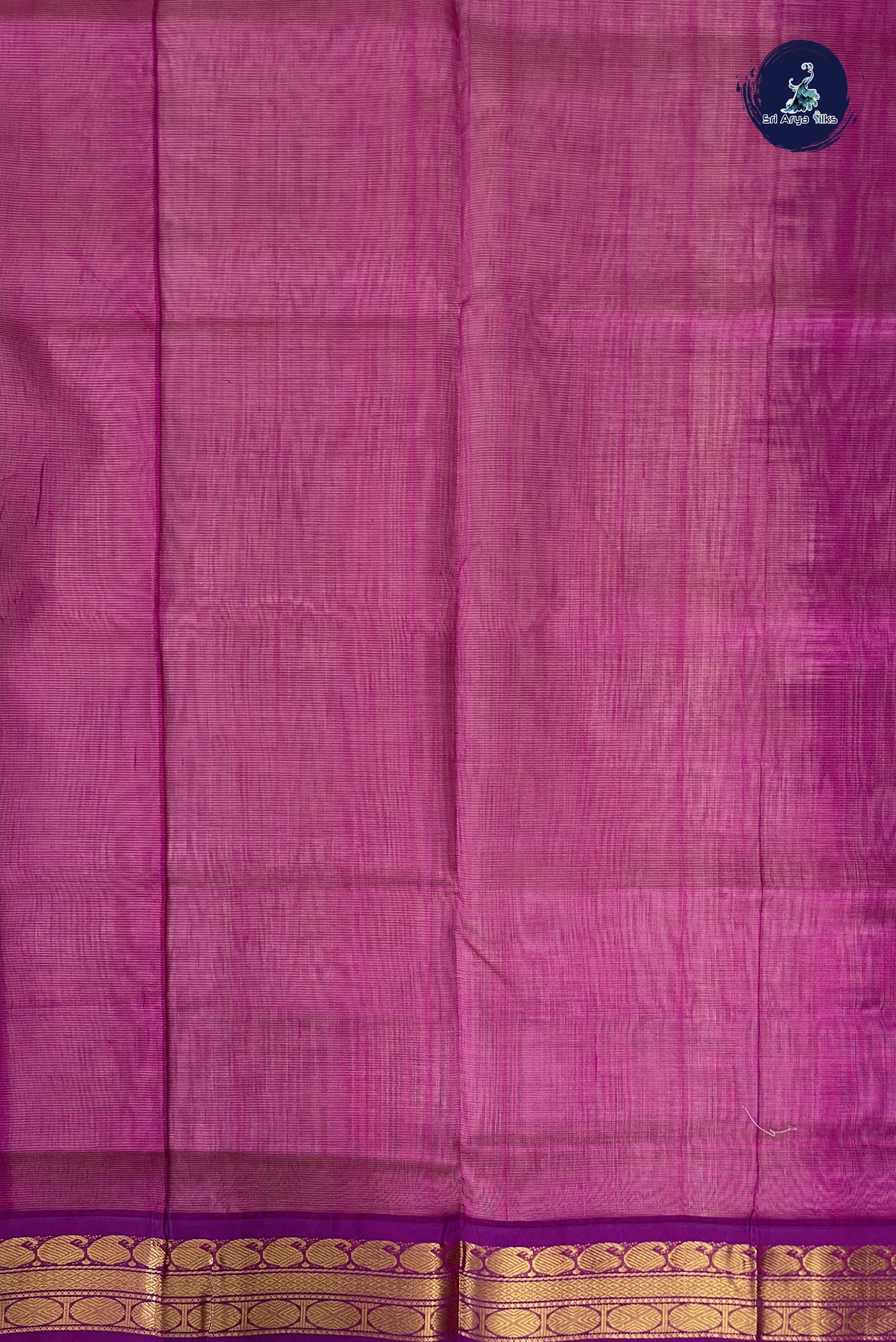 Off White Vaira Oosi Silk Cotton Saree With Vaira Oosi Pattern