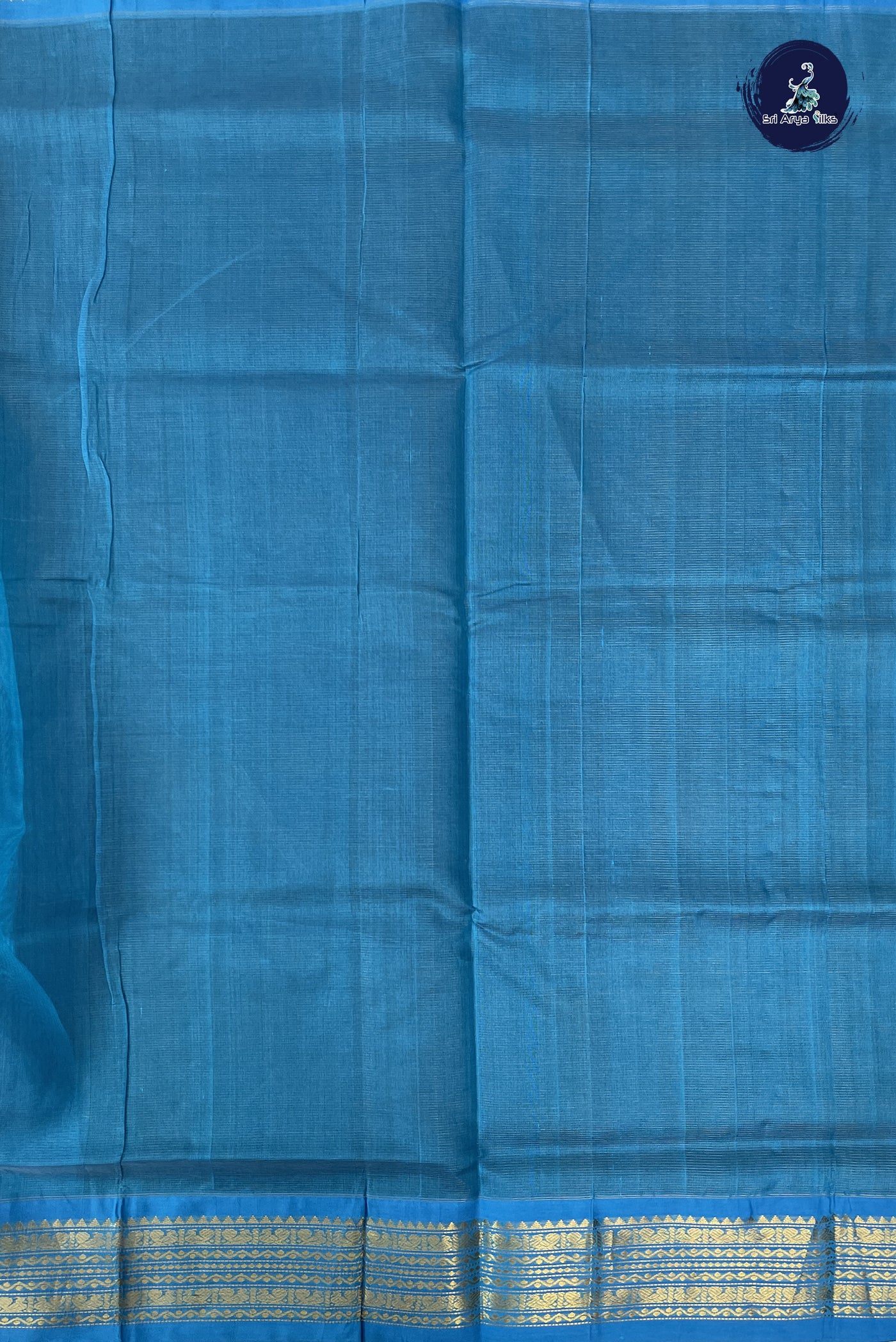 Coffee Brown Vaira Oosi Silk Cotton Saree With Vaira Oosi Pattern