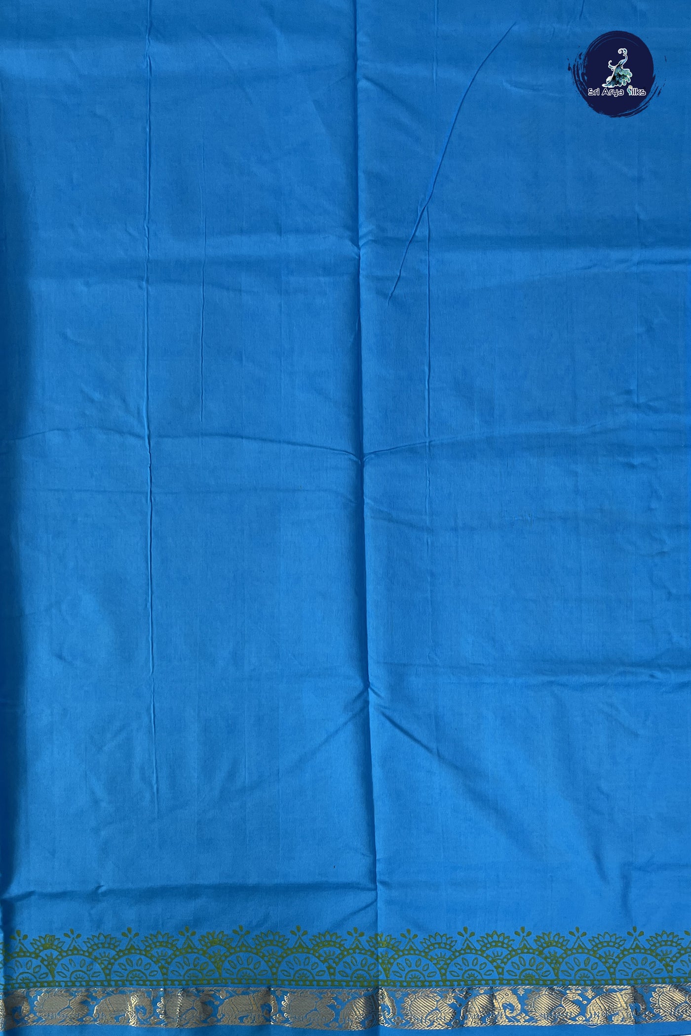 Lime Green Kanchi Semi Silk Cotton Saree With Printed Pattern