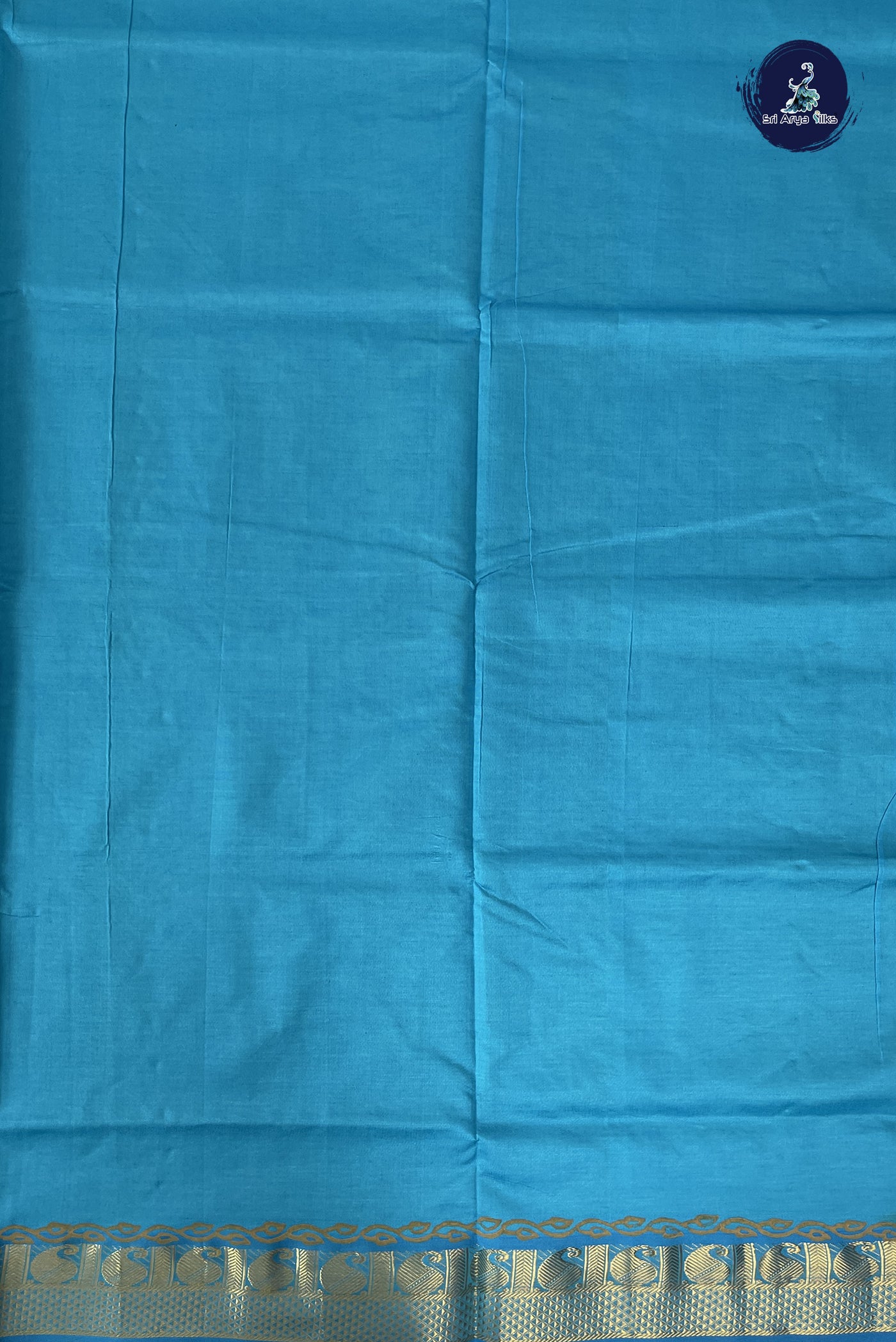 Parrot Green Kanchi Semi Silk Cotton Saree With Printed Pattern