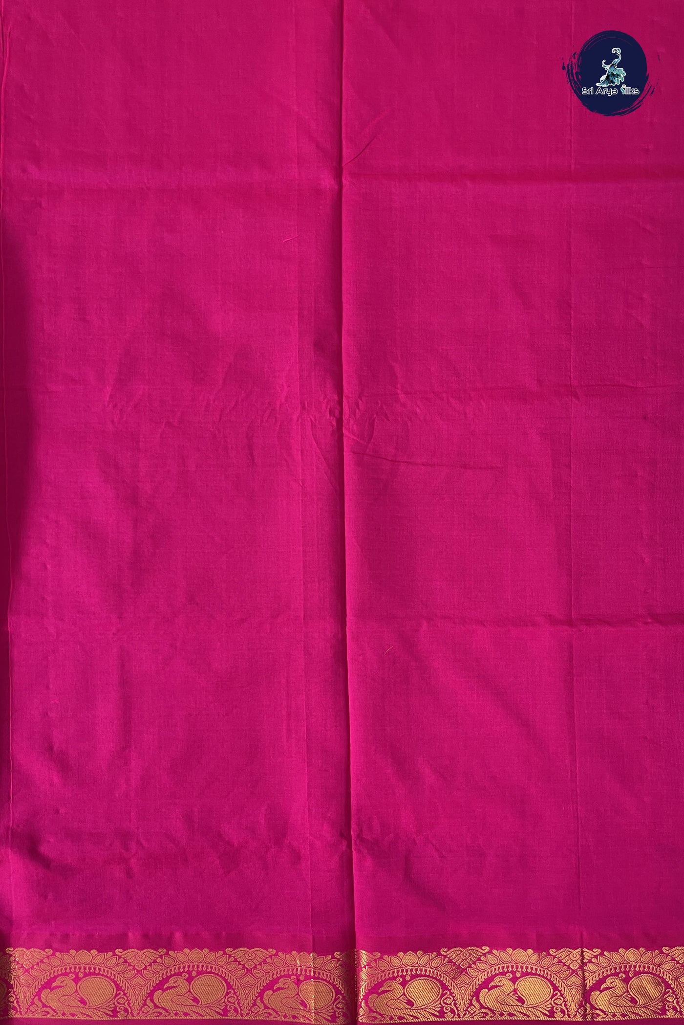 Dark Blue Kanchi Semi Silk Cotton Saree With Checked Pattern