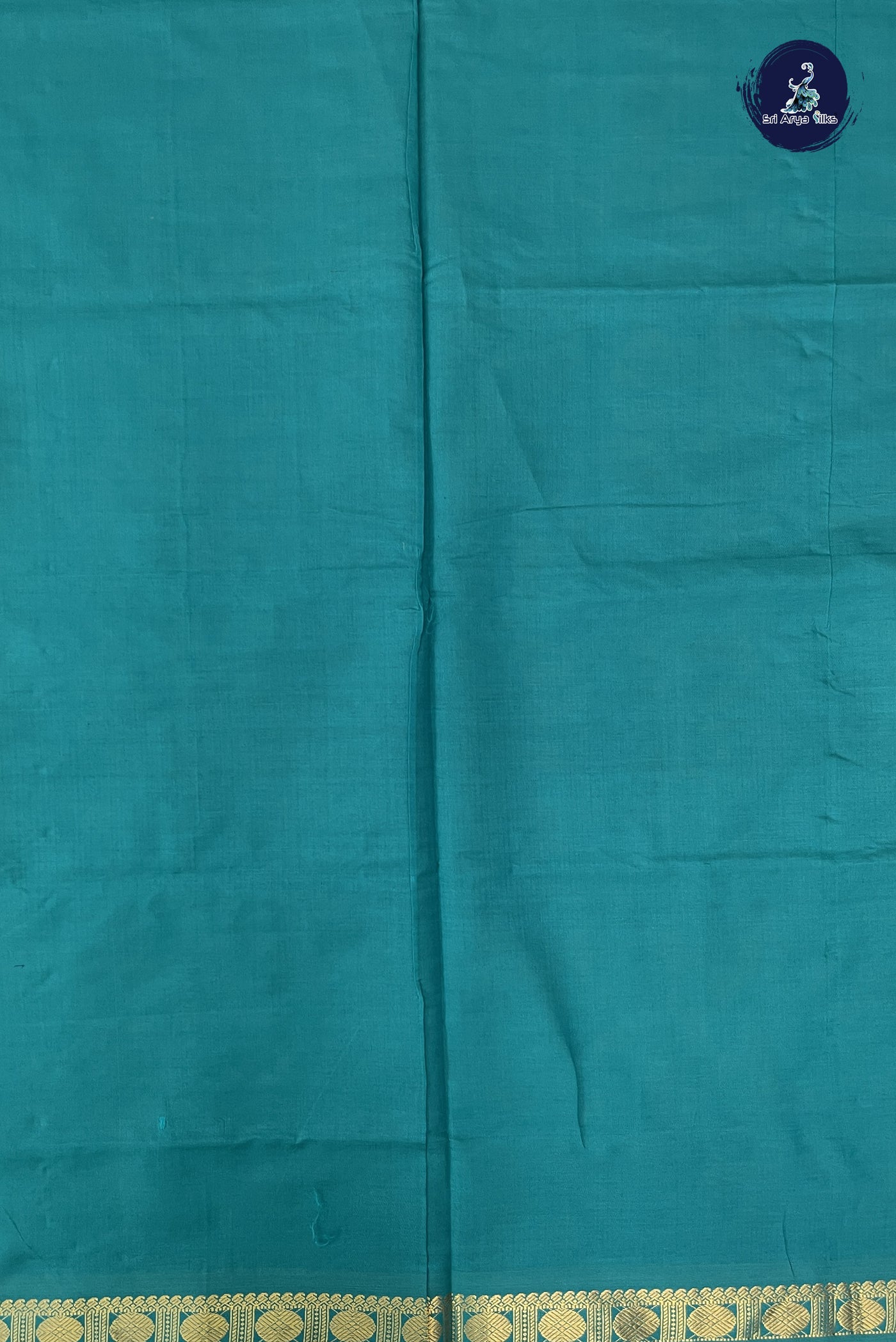 Golden Mustard Kanchi Semi Silk Cotton Saree With Plain Pattern