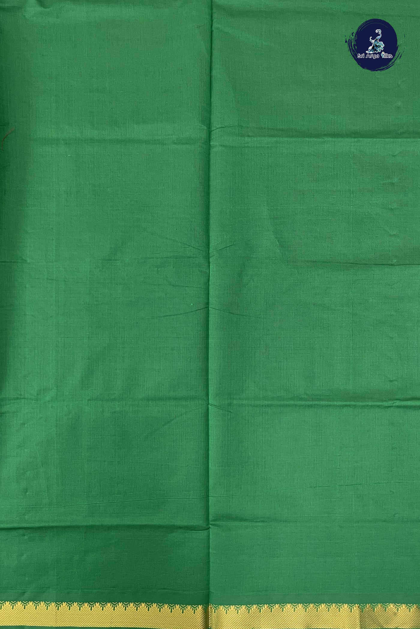 Vadamalli Kanchi Semi Silk Cotton Saree With Plain Pattern