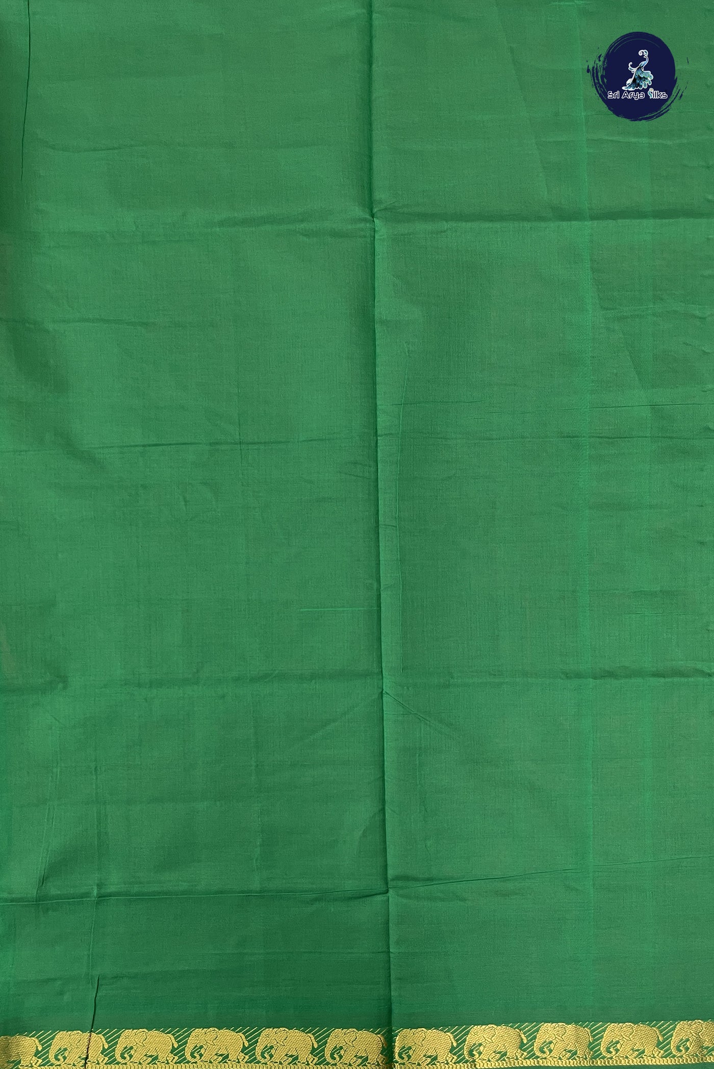 Pink Kanchi Semi Silk Cotton Saree With Plain Pattern