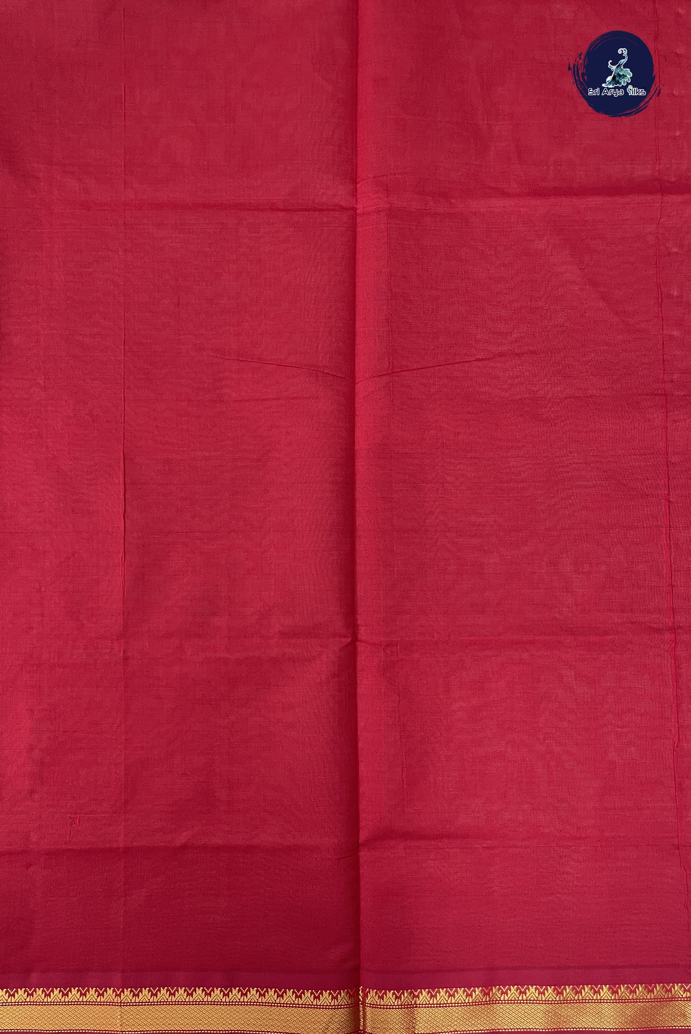 Pastel Shade Kanchi Semi Silk Cotton Saree With Plain Pattern