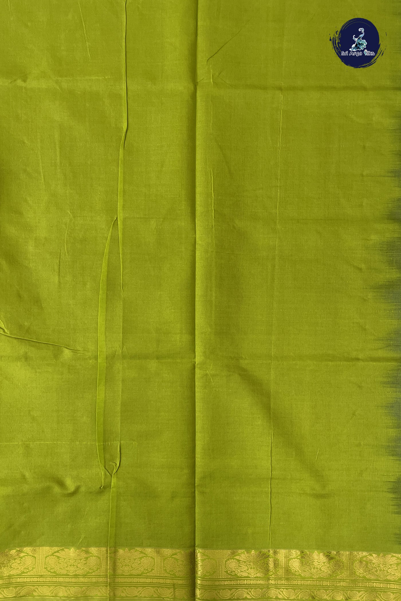 Dual Tone Brown Kanchi Semi Silk Cotton Saree With Plain Pattern