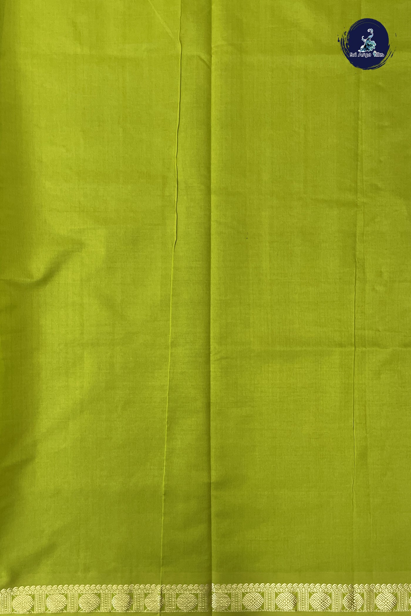 Brown Kanchi Semi Silk Cotton Saree With Plain Pattern