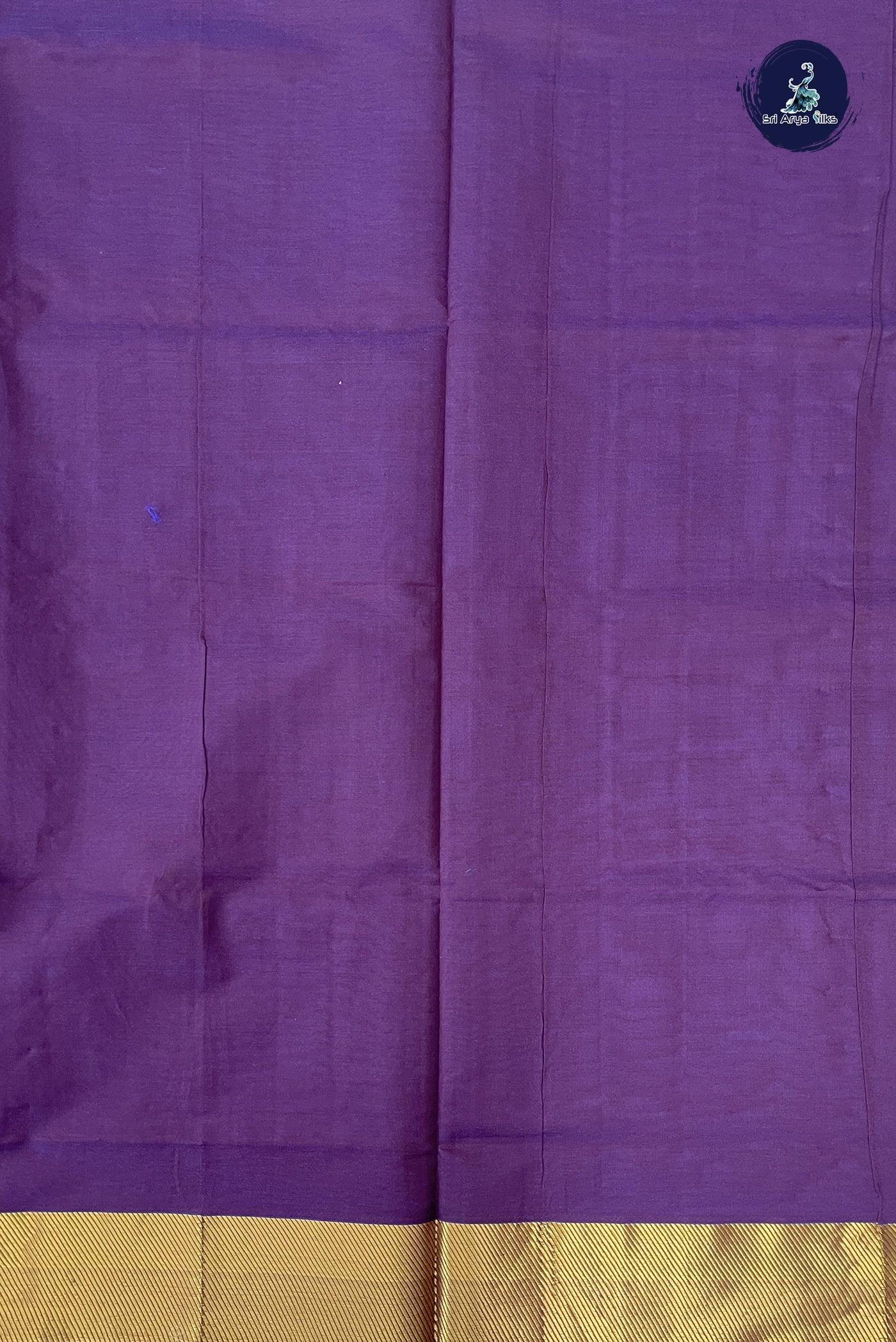 Lavender Kanchi Semi Silk Cotton Saree With Zari Buttas Pattern