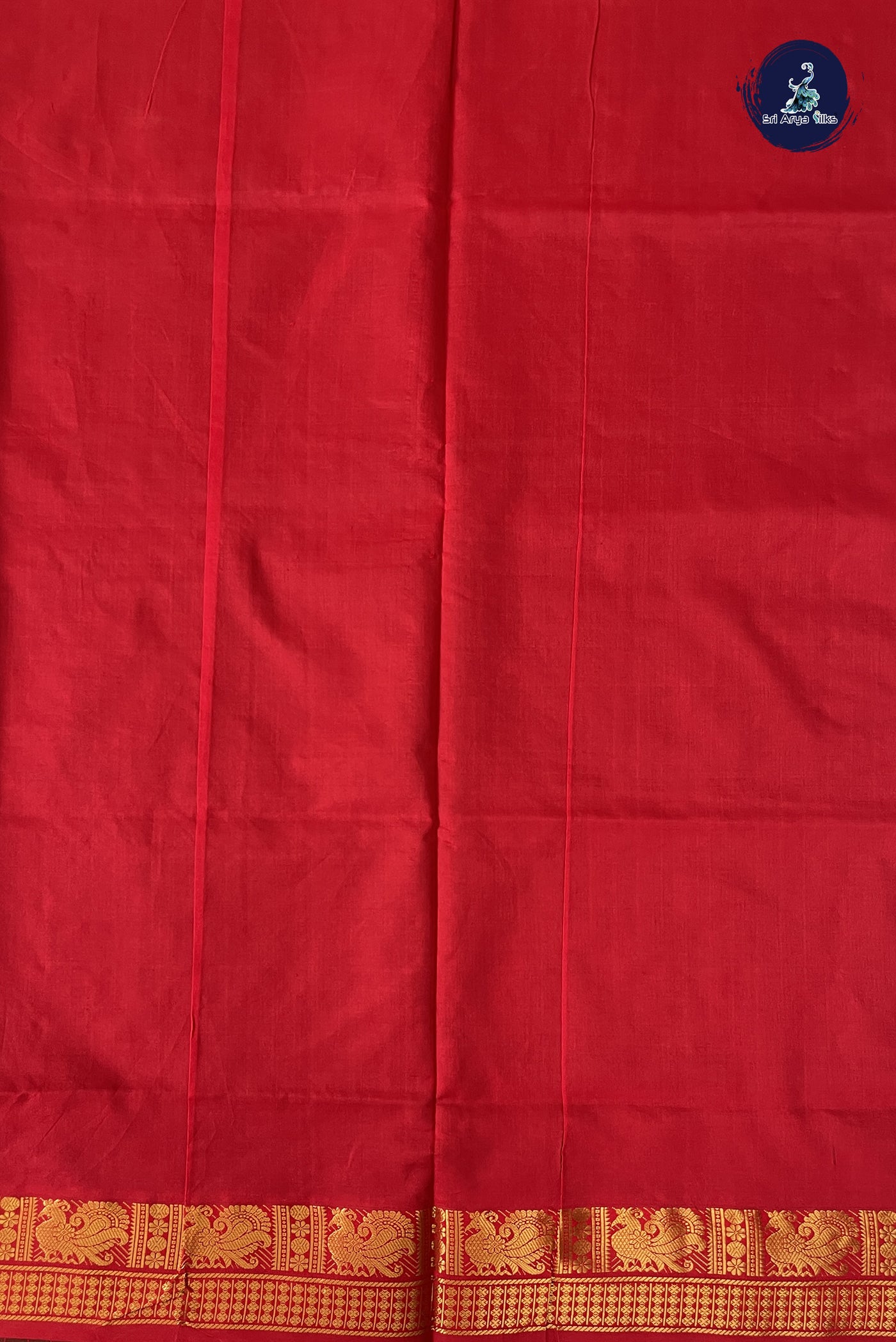 Dark Green Kanchi Semi Silk Cotton Saree With Checked Pattern