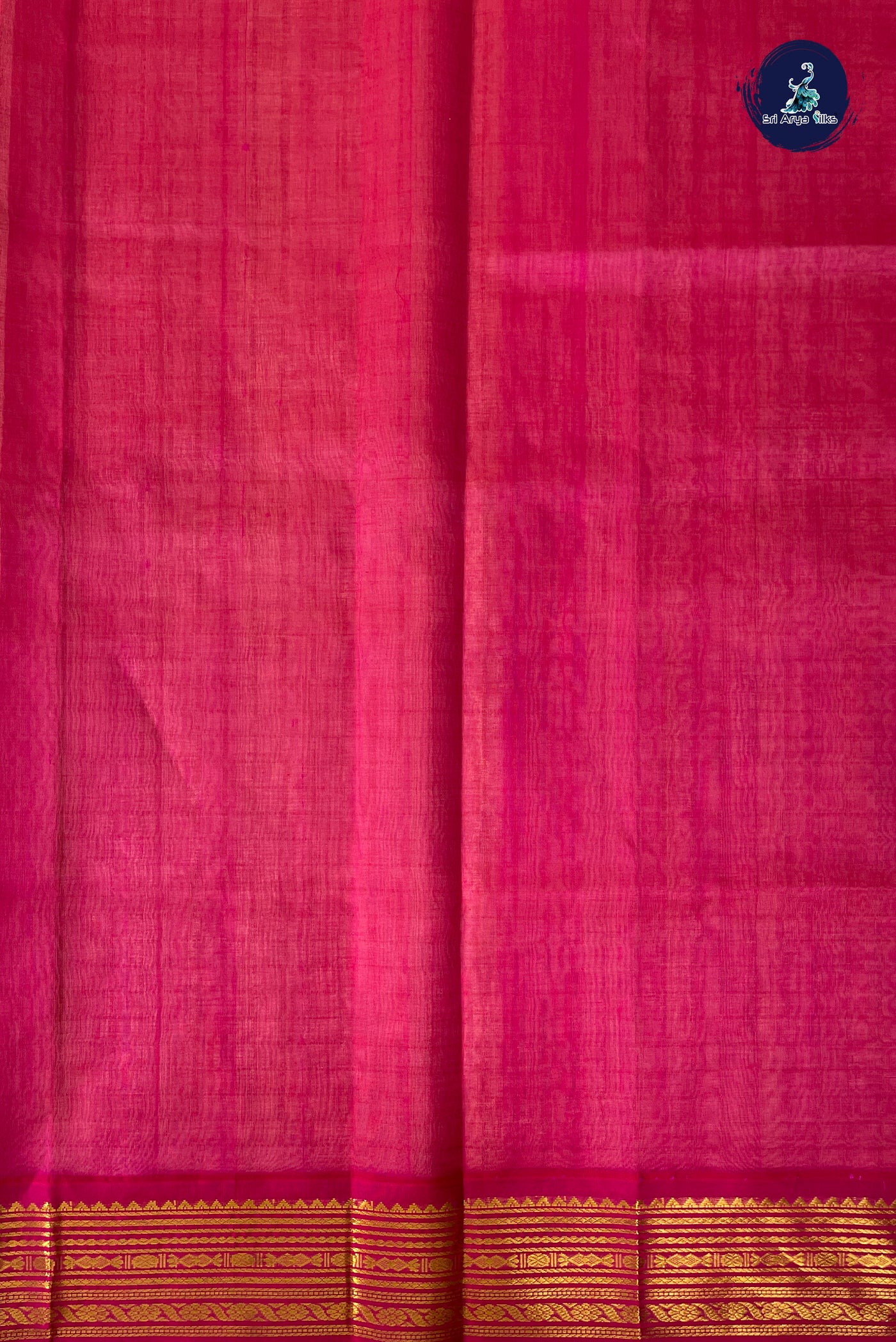 Off White Checked Saree With Zari Checked Pattern