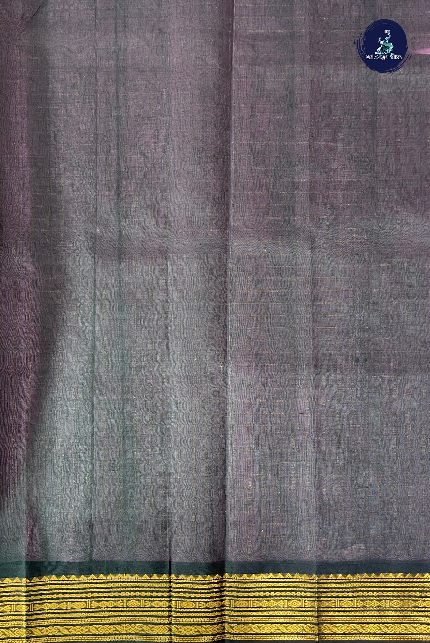Lotus Pink Checked Saree With Zari Checked Pattern