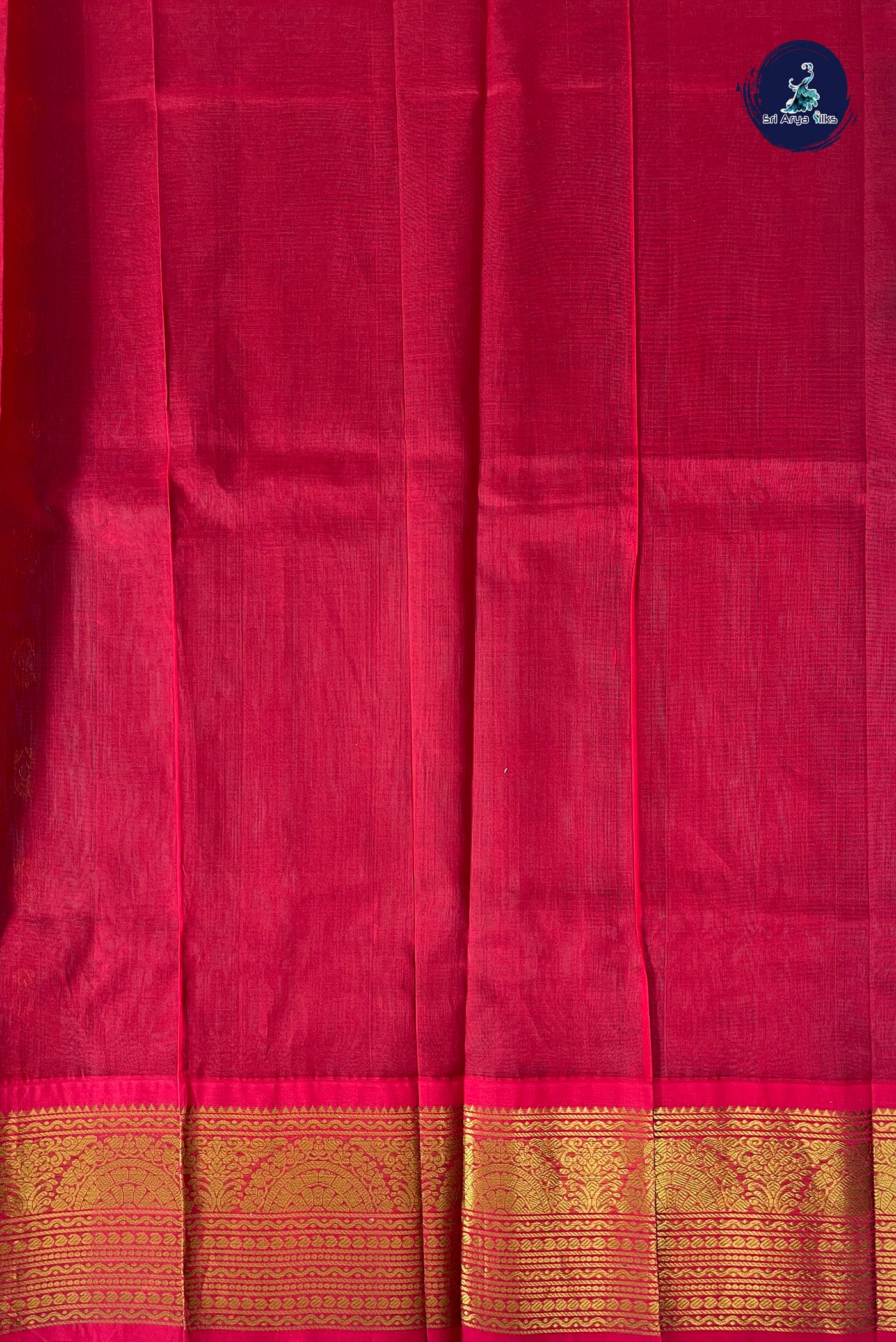 Green Korvai Silk Cotton Saree With Zari Buttas Pattern