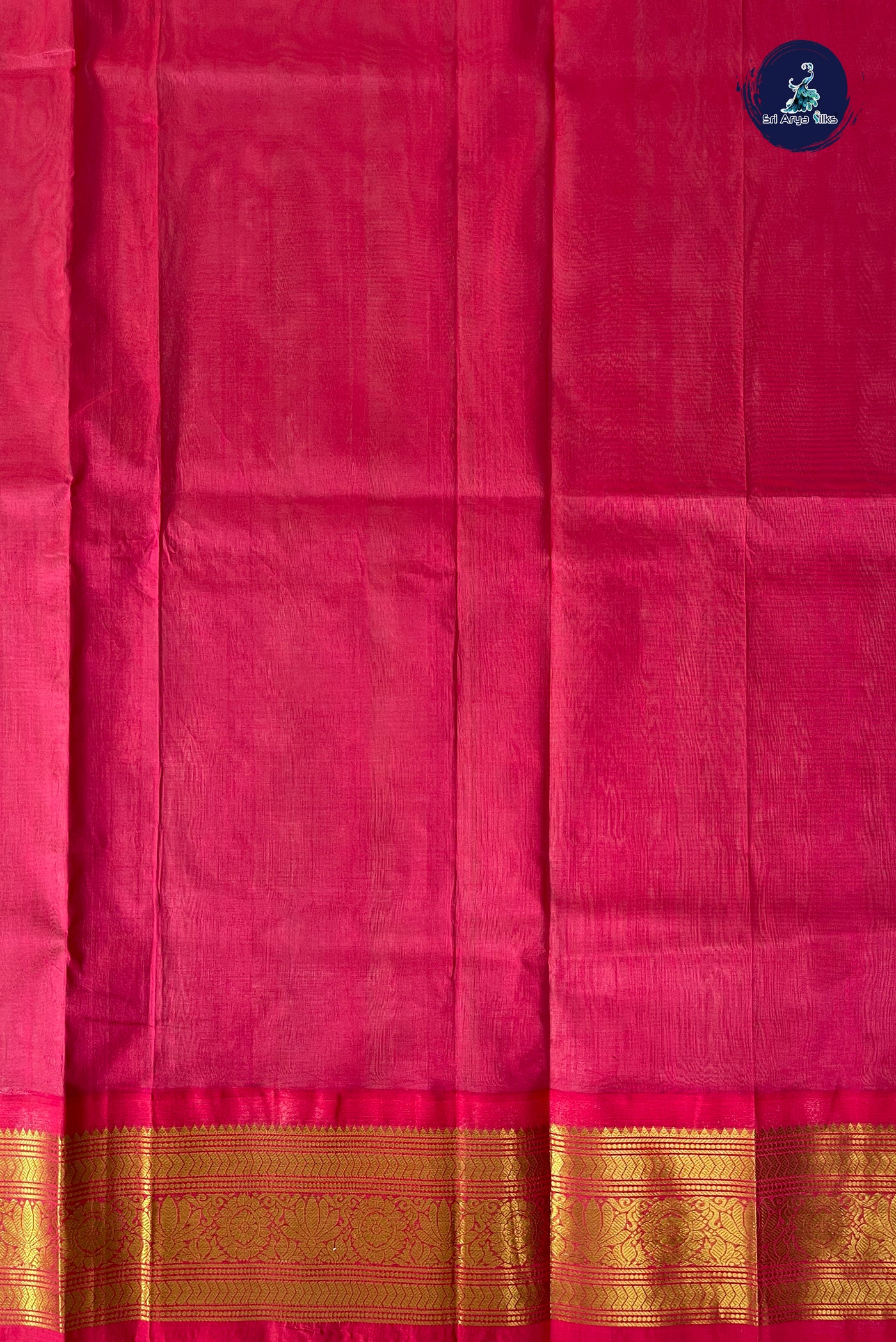 Grey Korvai Silk Cotton Saree With Zari Buttas Pattern