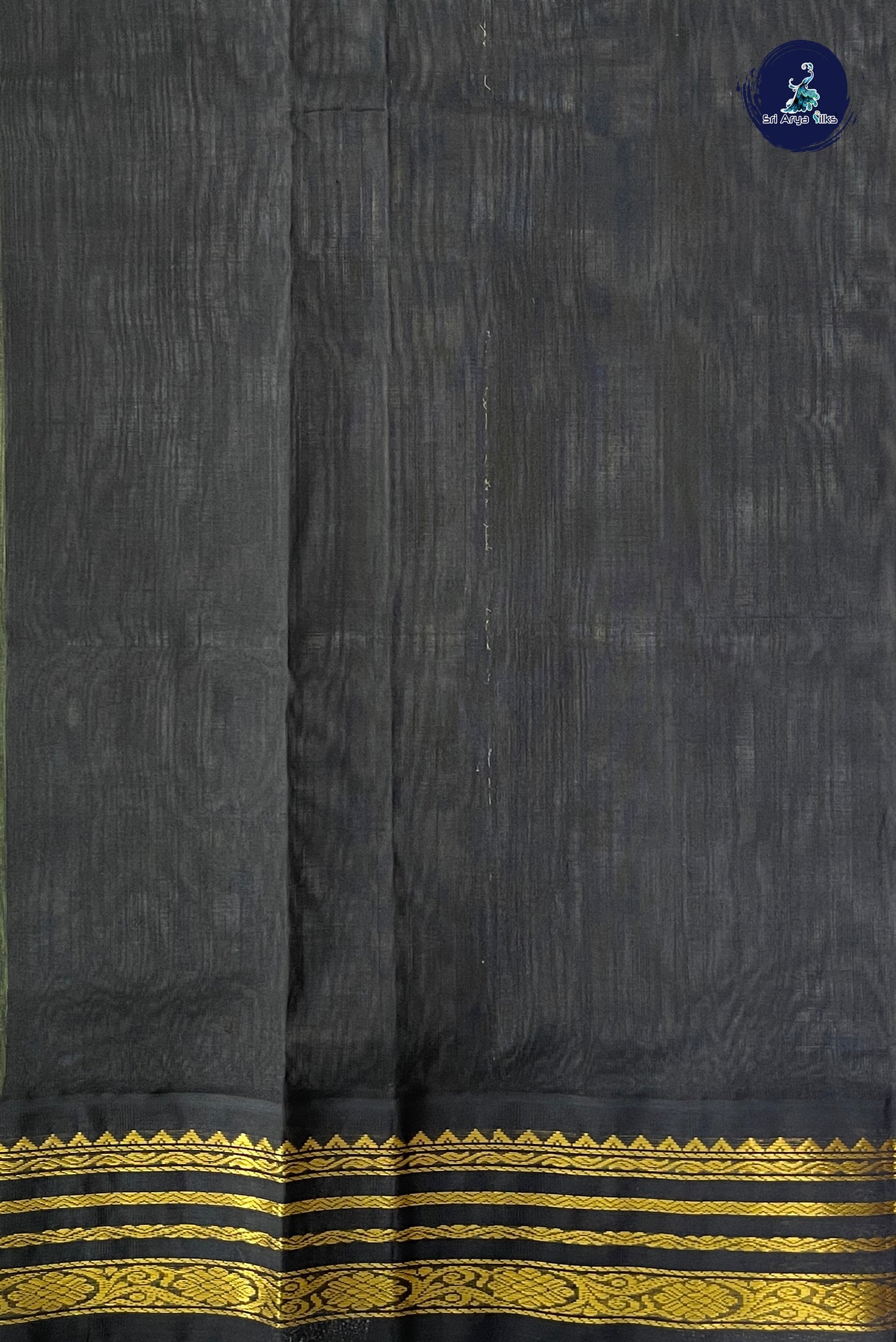 Multi Colour Korvai Silk Cotton Saree With Stripes Pattern