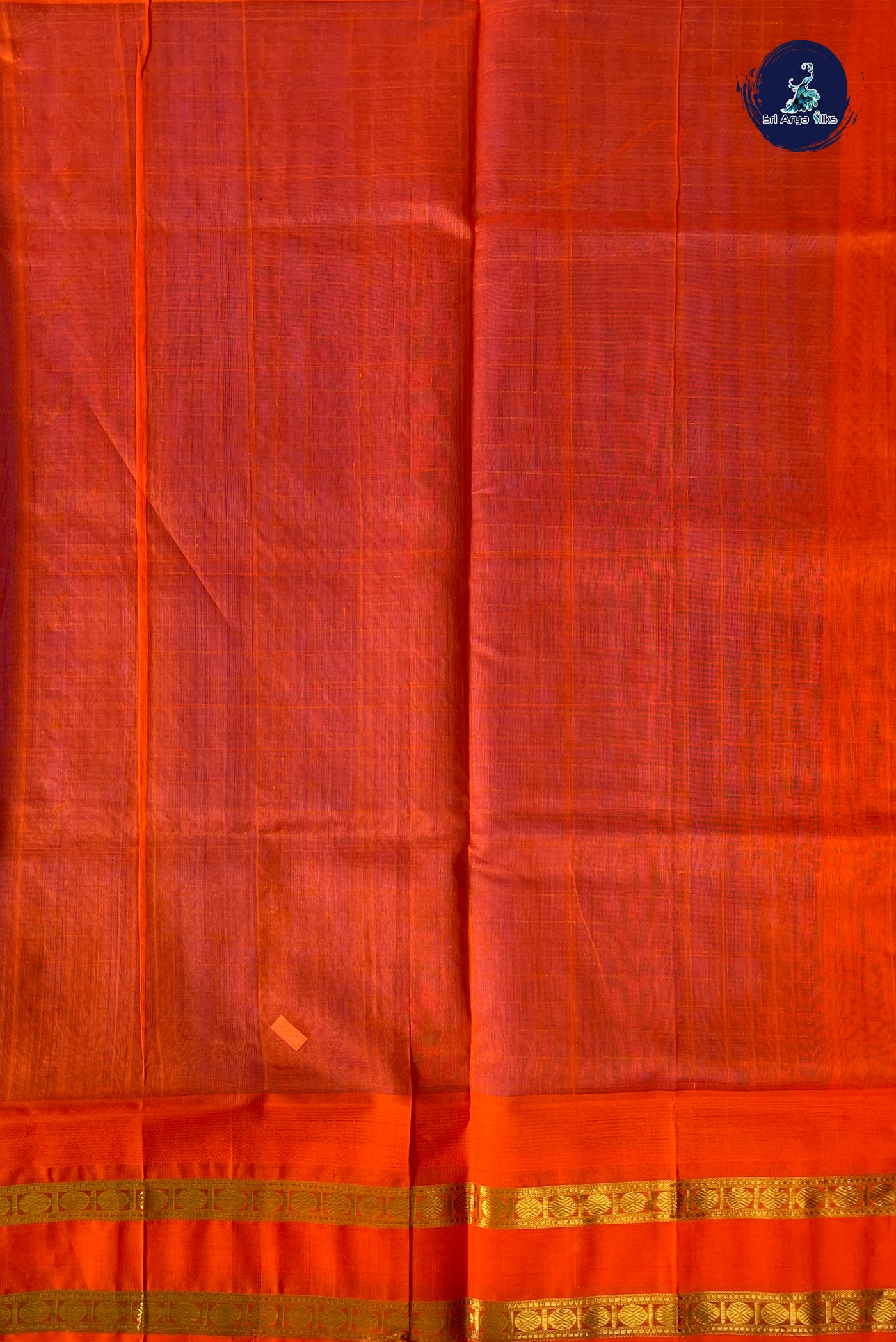 Lavender Checked Saree With Zari Checked Pattern