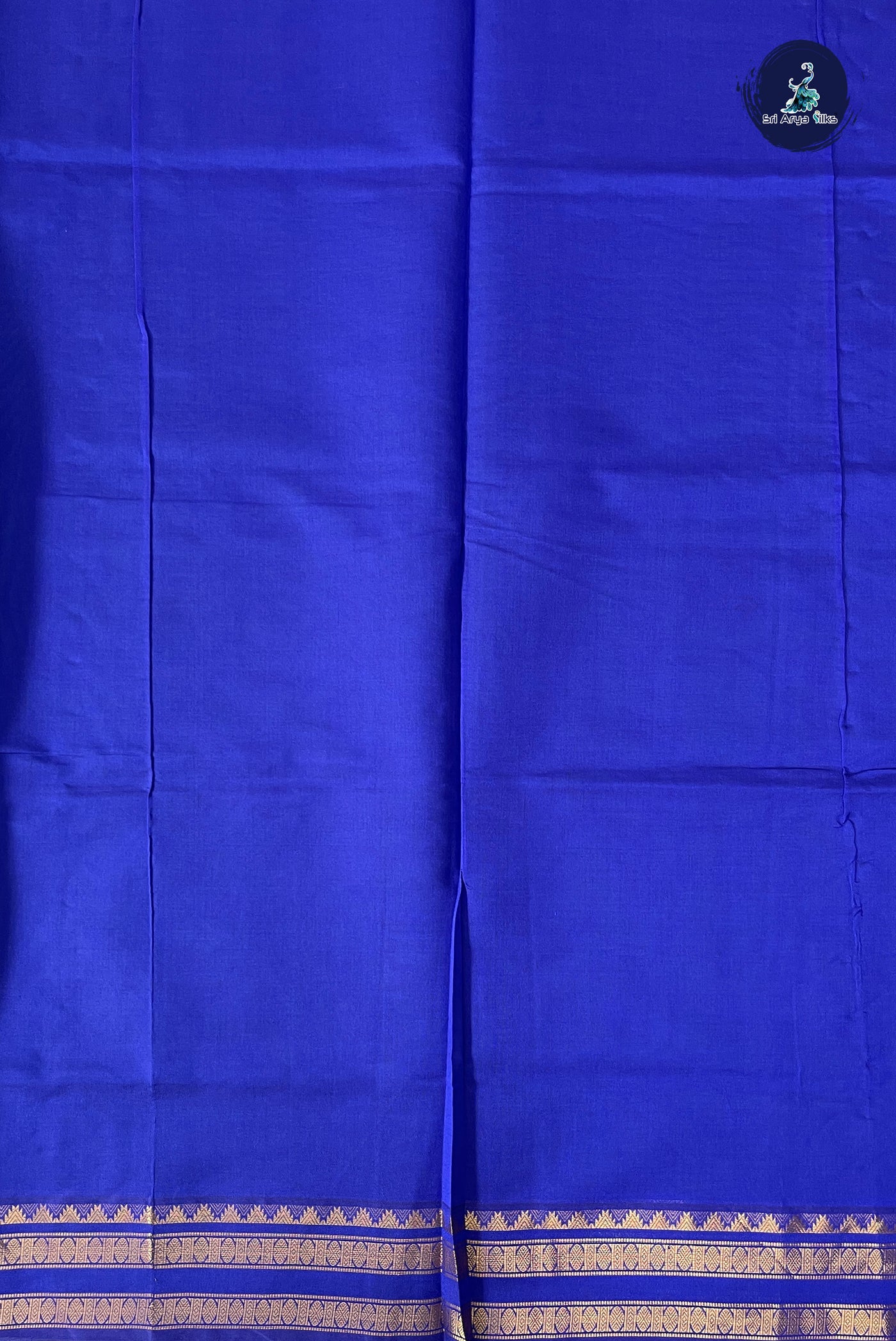 Green Half Pure Silk Cotton Saree With Plain Pattern