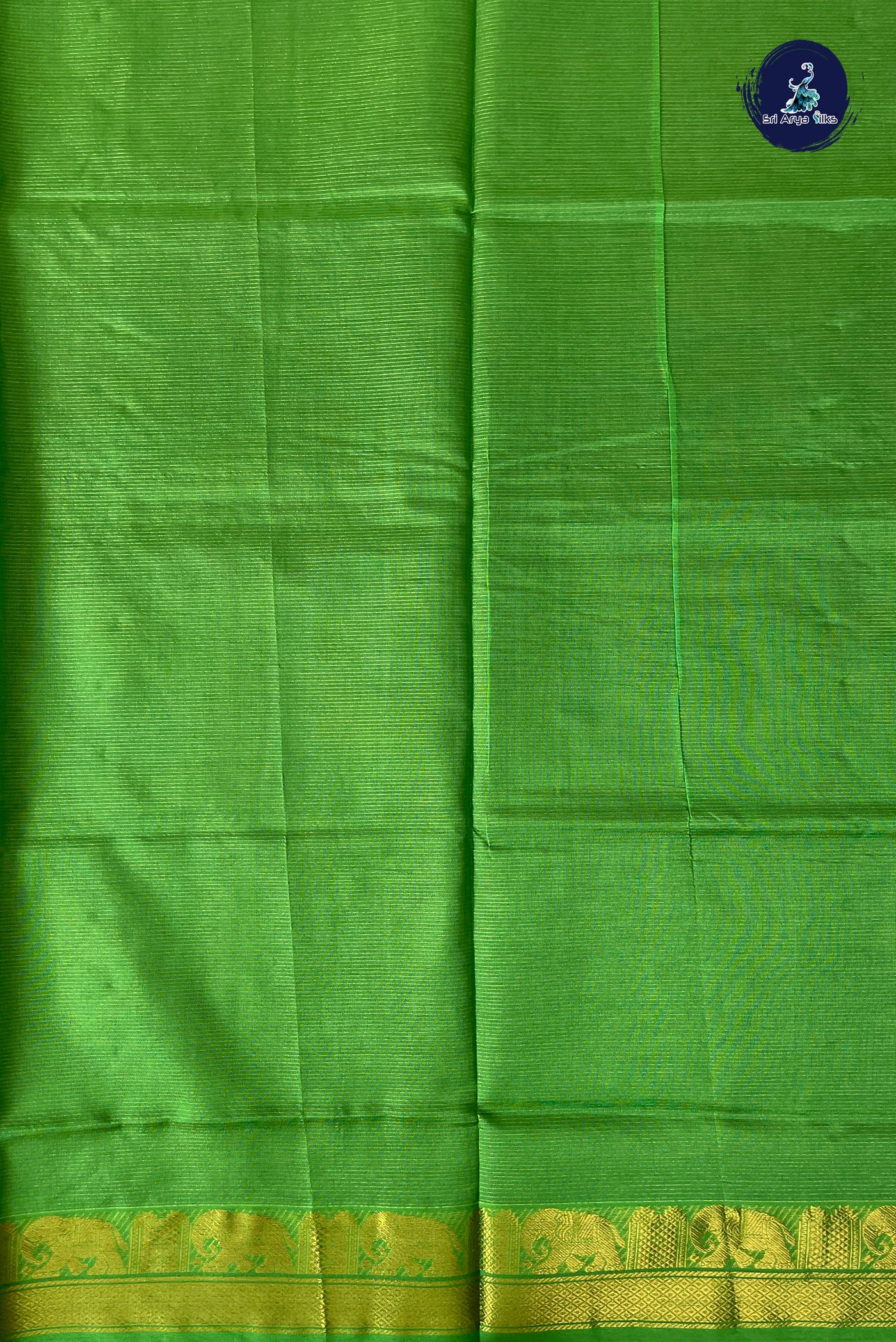Brown Half Pure Silk Cotton Saree With Vaira Oosi Pattern
