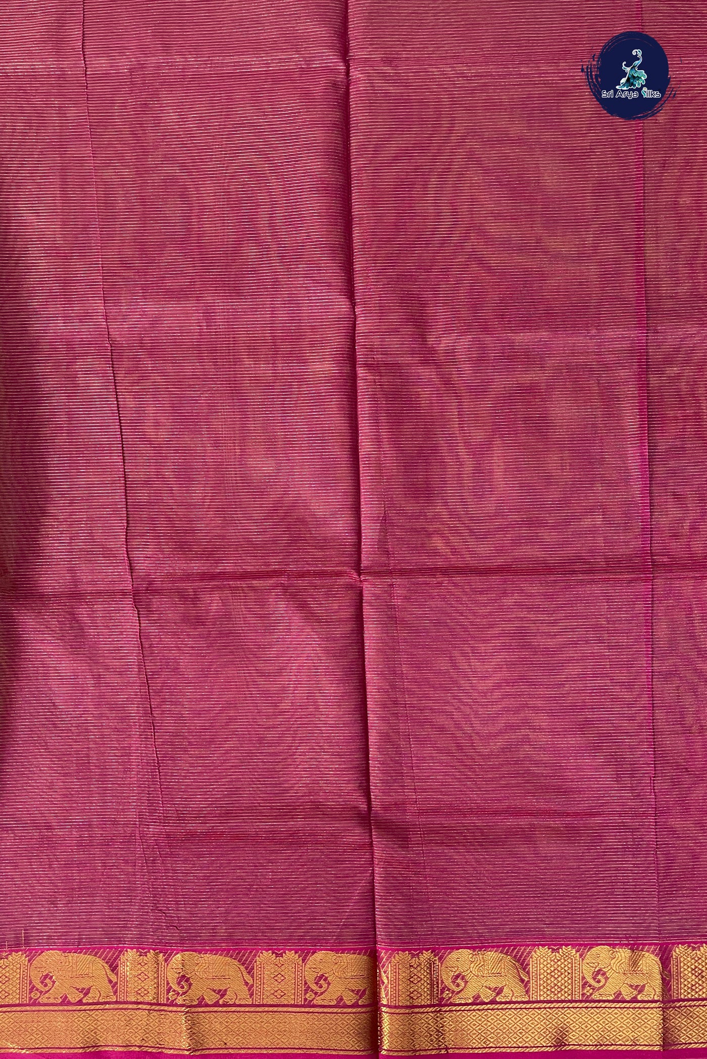 Light Green Half Pure Silk Cotton Saree With Vaira Oosi Pattern