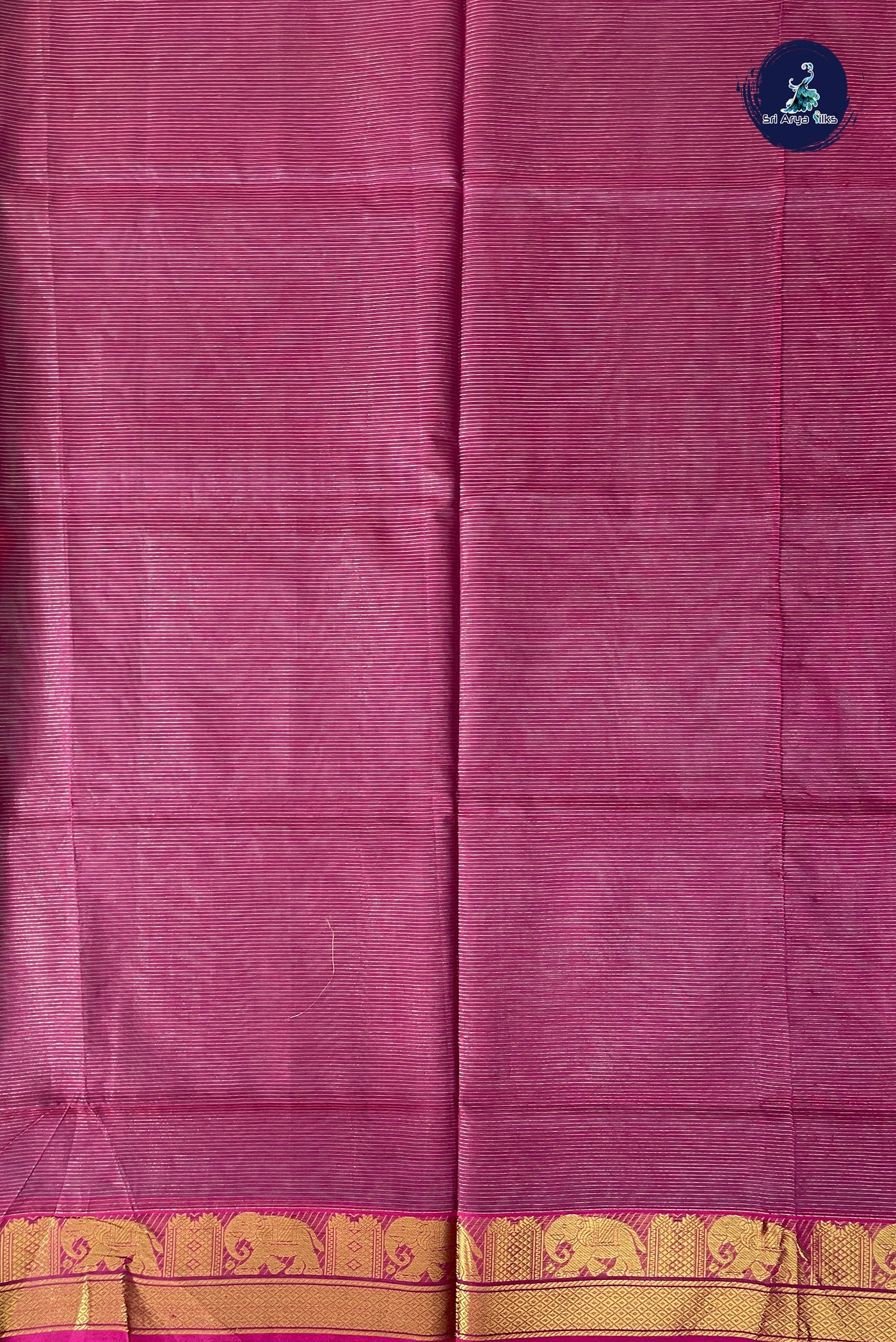 Green Half Pure Silk Cotton Saree With Vaira Oosi Pattern