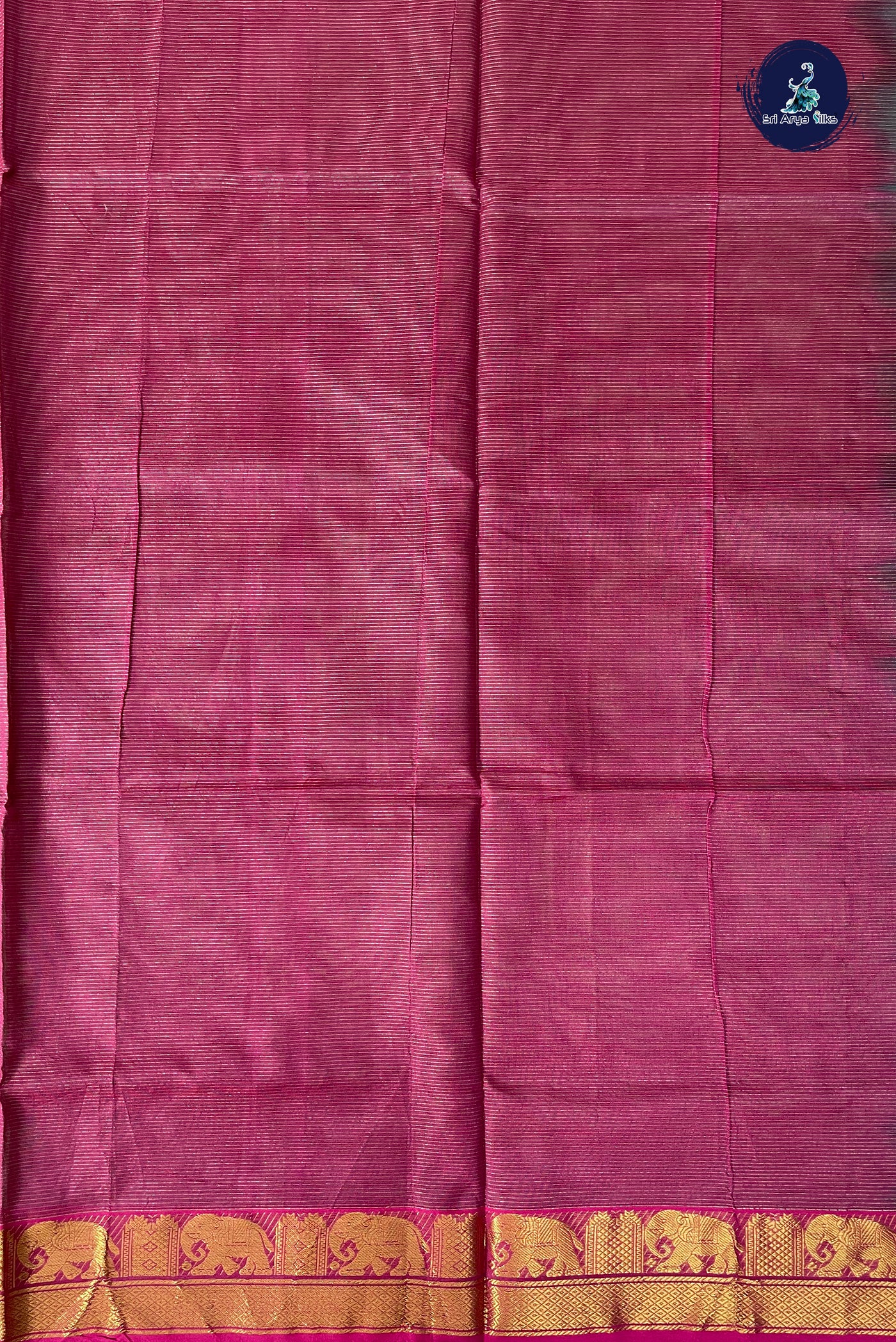 Green Half Pure Silk Cotton Saree With Vaira Oosi Pattern