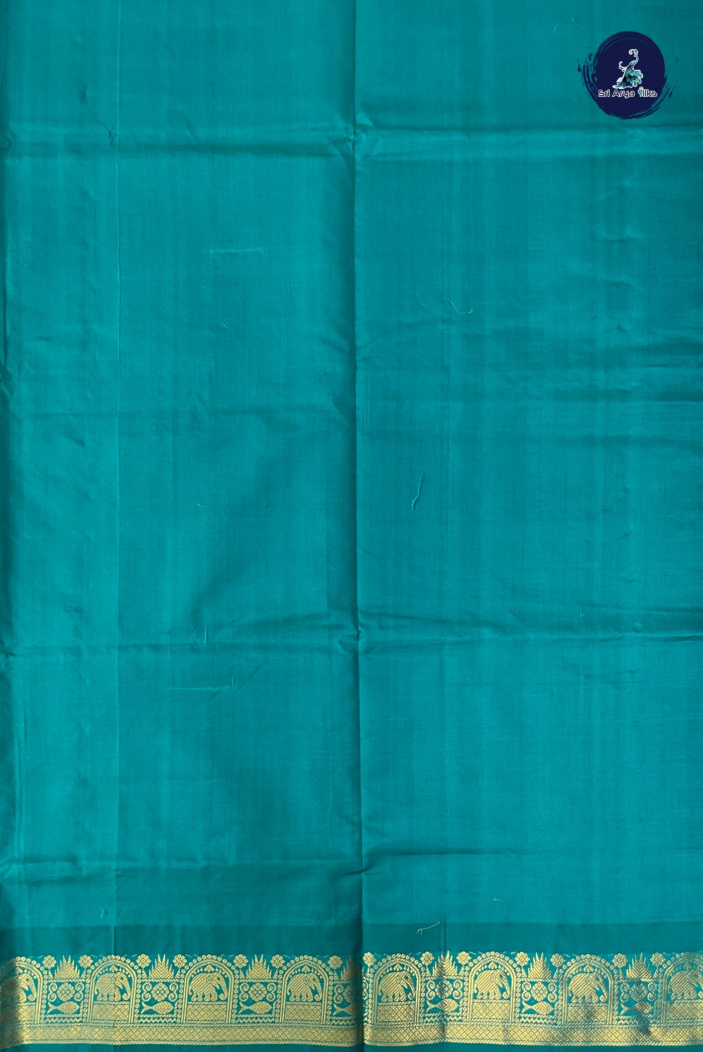 Brown Half Pure Silk Cotton Saree With Stripes Pattern
