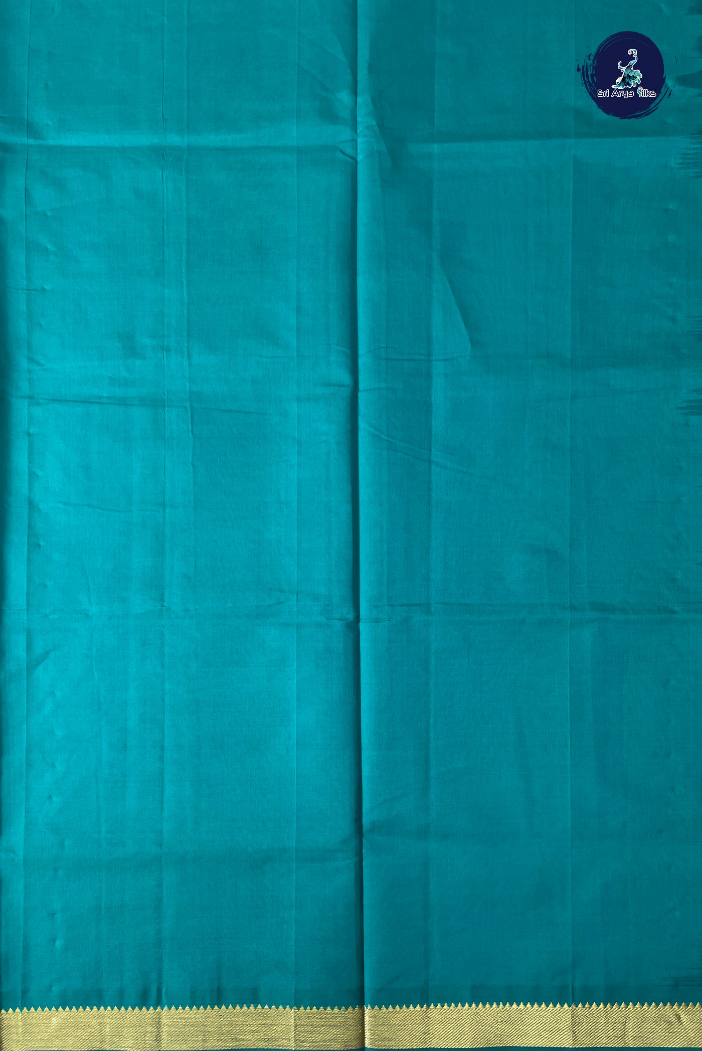Green Half Pure Silk Cotton Saree With Plain Pattern