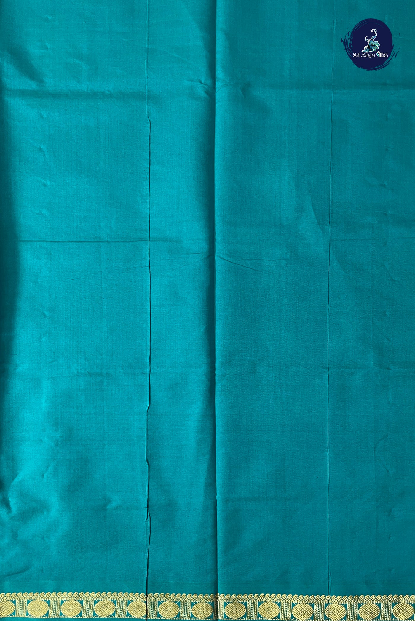 Coffee Brown Half Pure Silk Cotton Saree With Plain Pattern