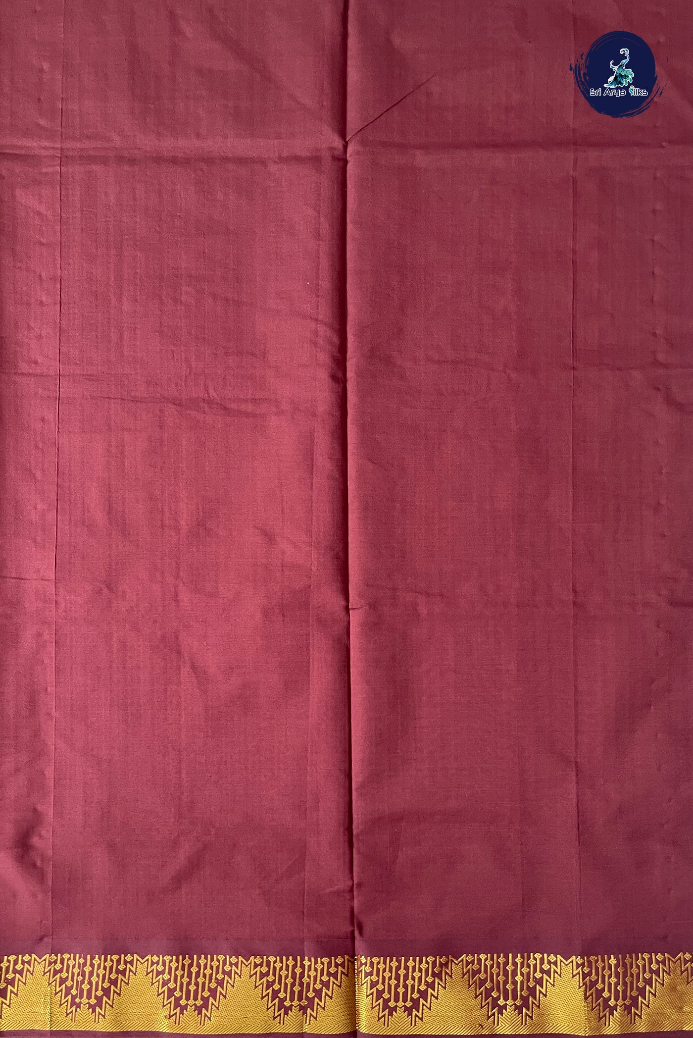 Caramel Shade Checked Saree With Checked Pattern