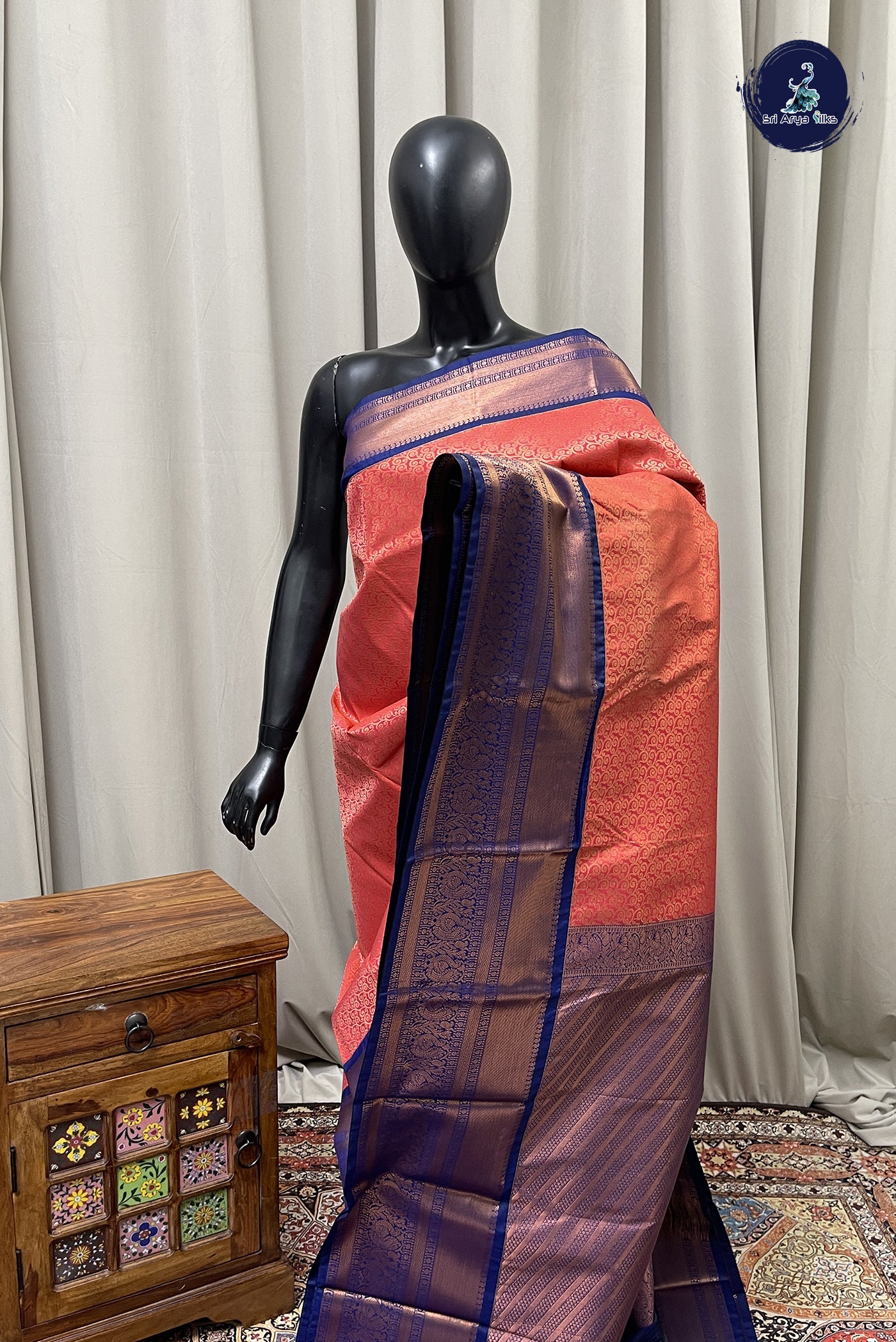 Pink Semi Soft Silk Saree With Zari Woven Pattern
