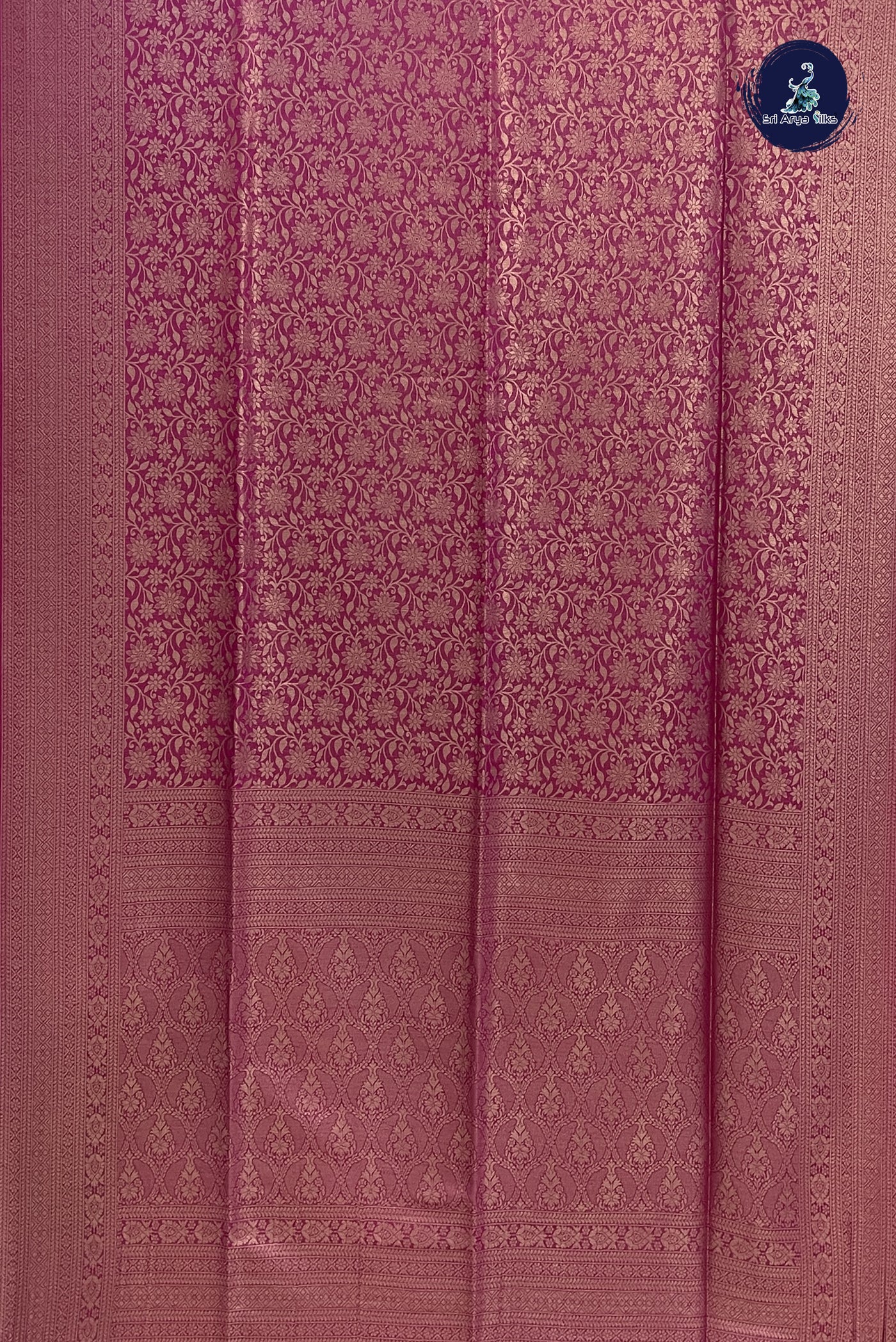 Rani Pink Semi Soft Silk Saree With Jacquard Pattern