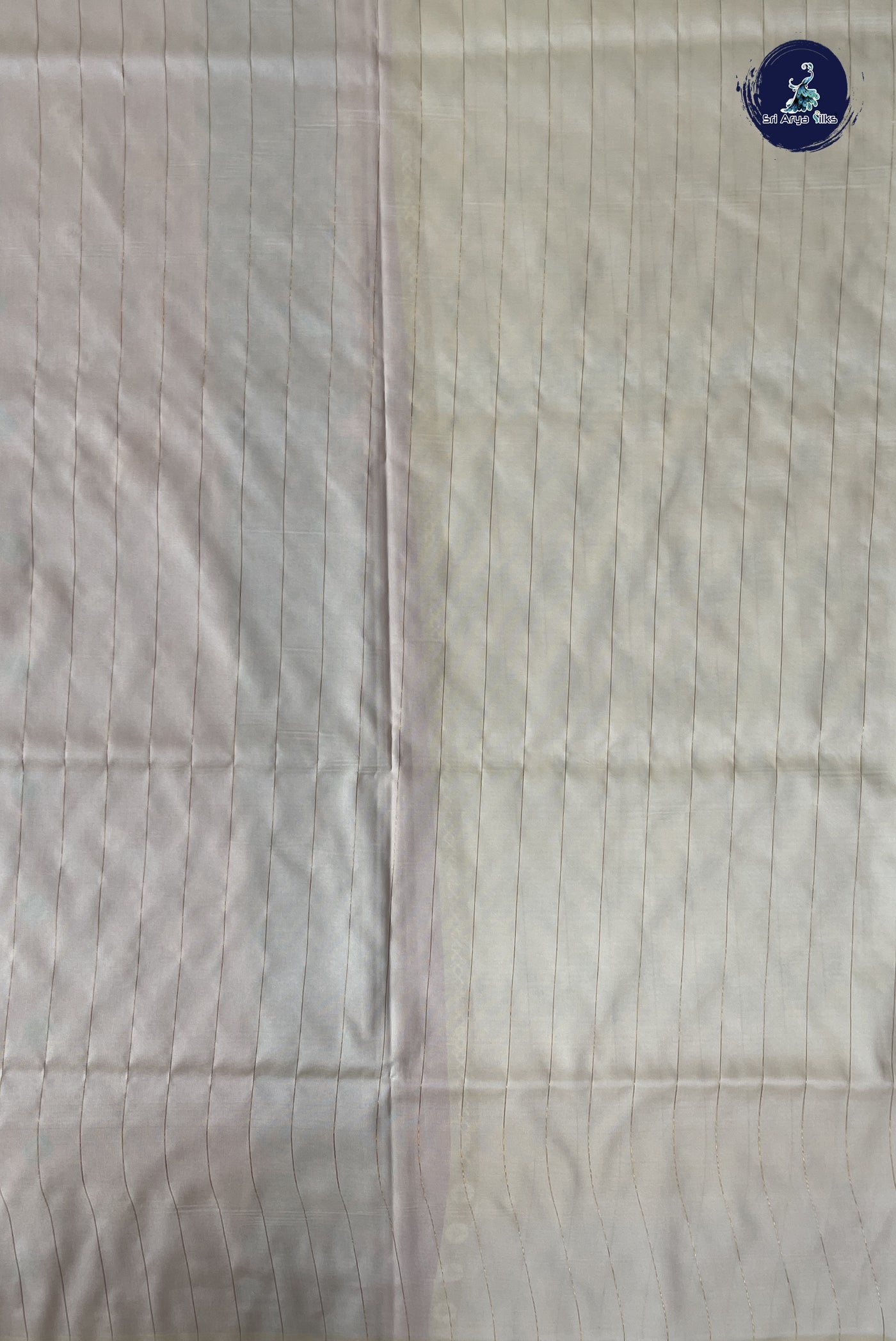 Fawn Pochampally Saree With Ikat Pattern