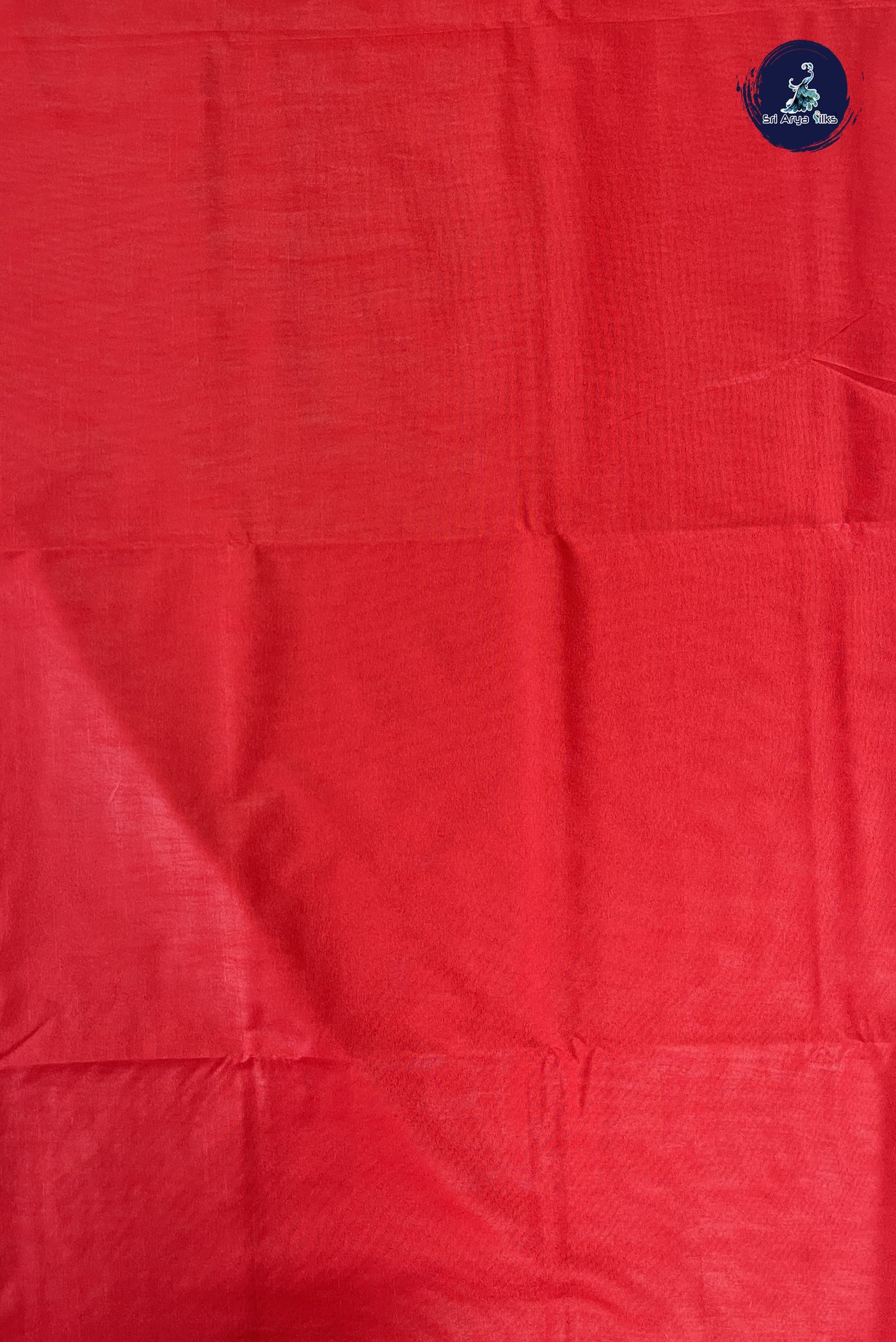 Red Semi Silk Saree With Buttas Pattern