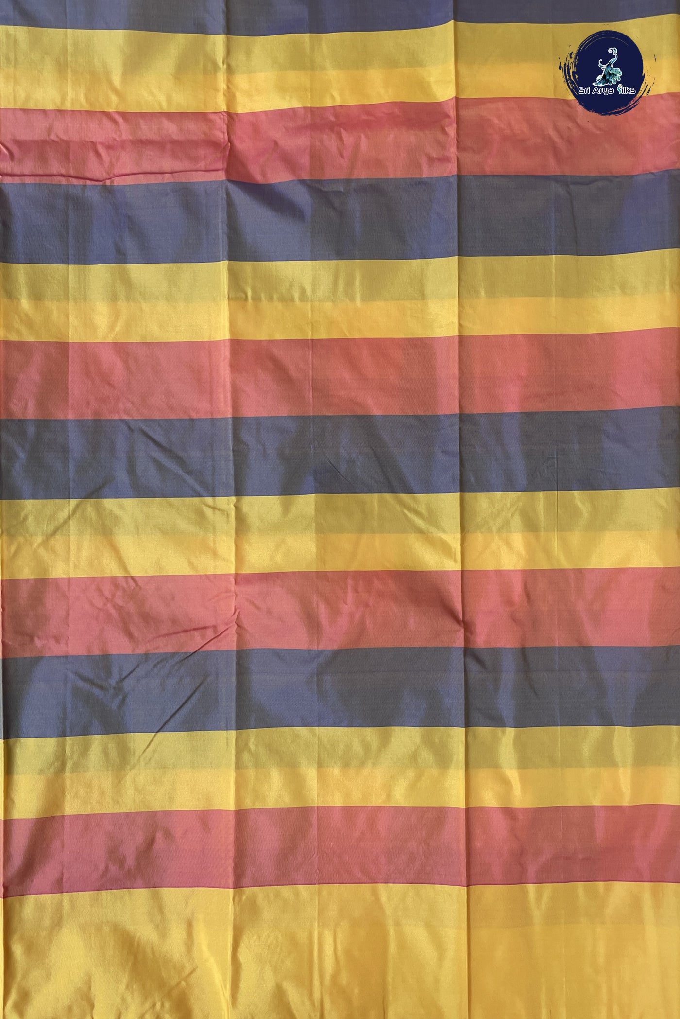 Multi Colour Semi Silk Saree With Paalum Pazham Kattam Pattern
