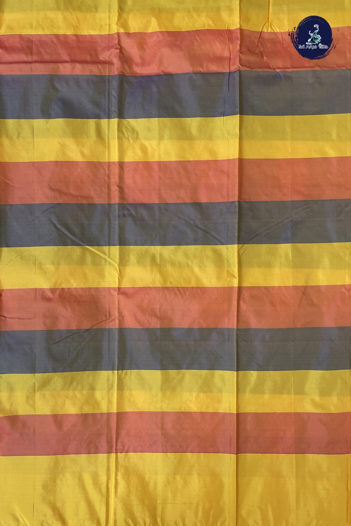 Multi Colour Semi Silk Saree With Paalum Pazham Kattam Pattern