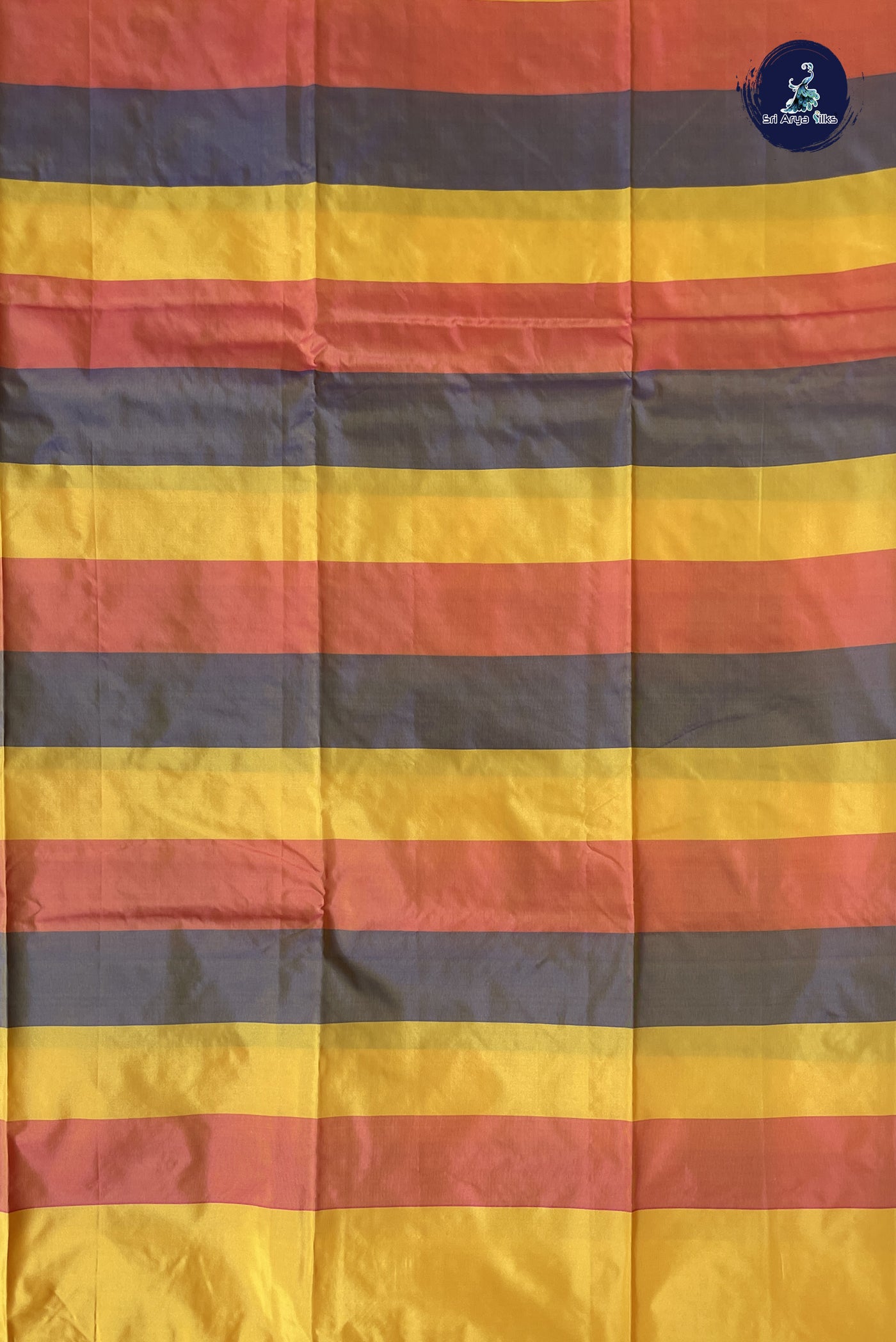 Multi Colour Semi Silk Saree With Paalum Pazham Kattam Pattern