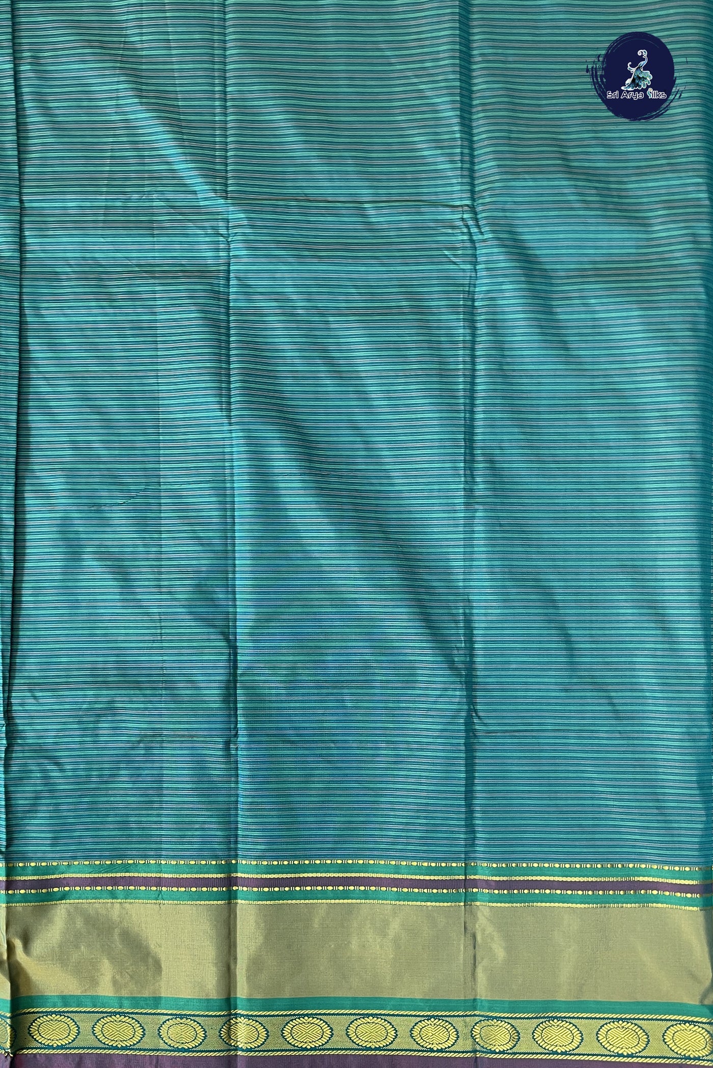 Arakku Semi Silk Saree With Stripes Pattern