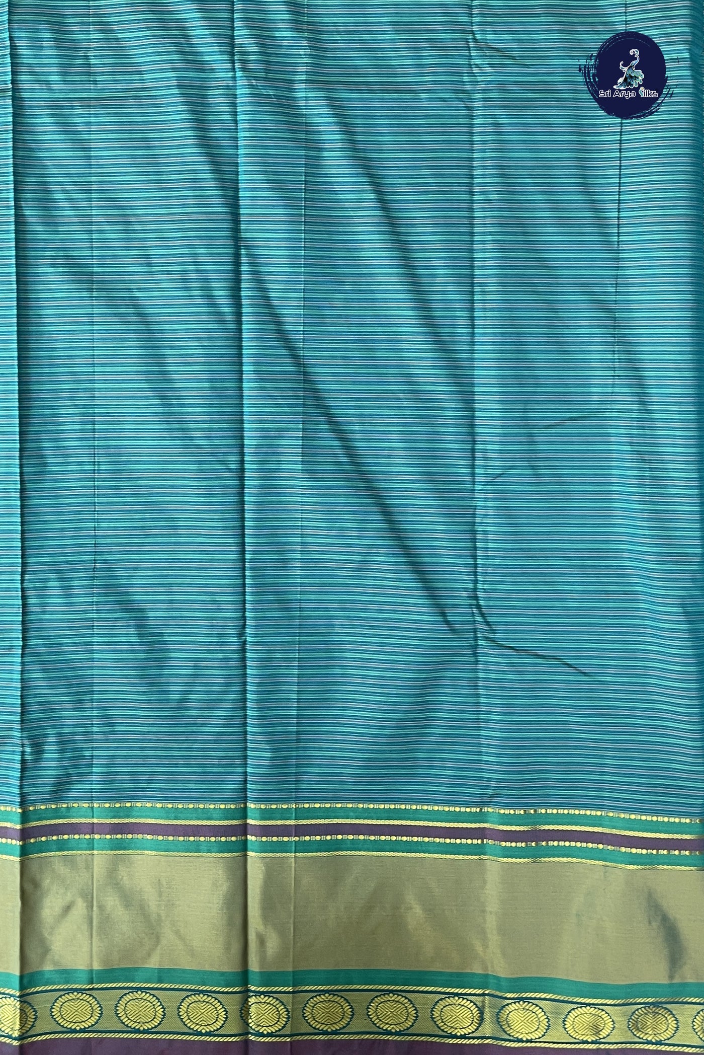 Pink Semi Silk Saree With Stripes Pattern