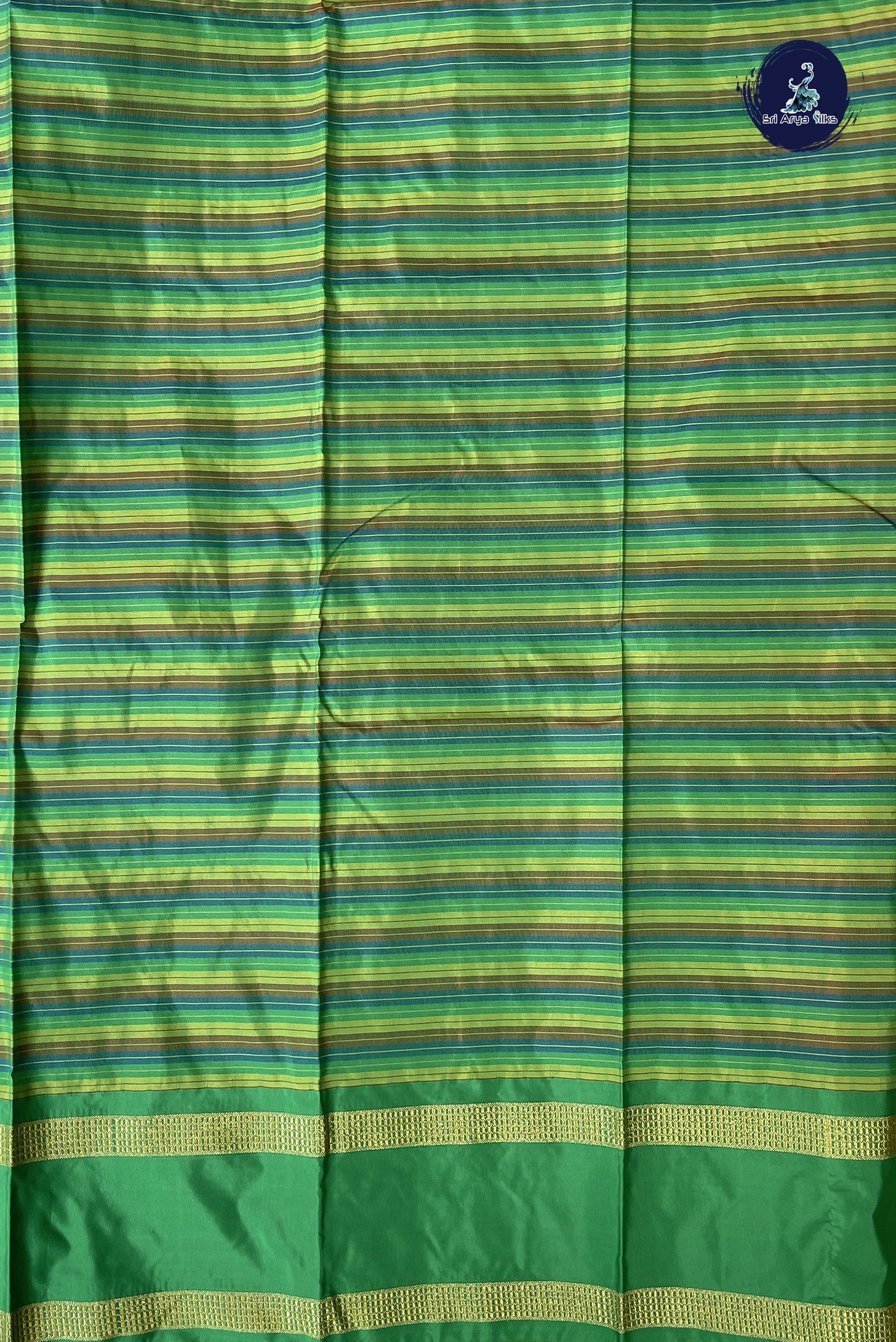 Multi Colour Semi Silk Saree With Checked Pattern